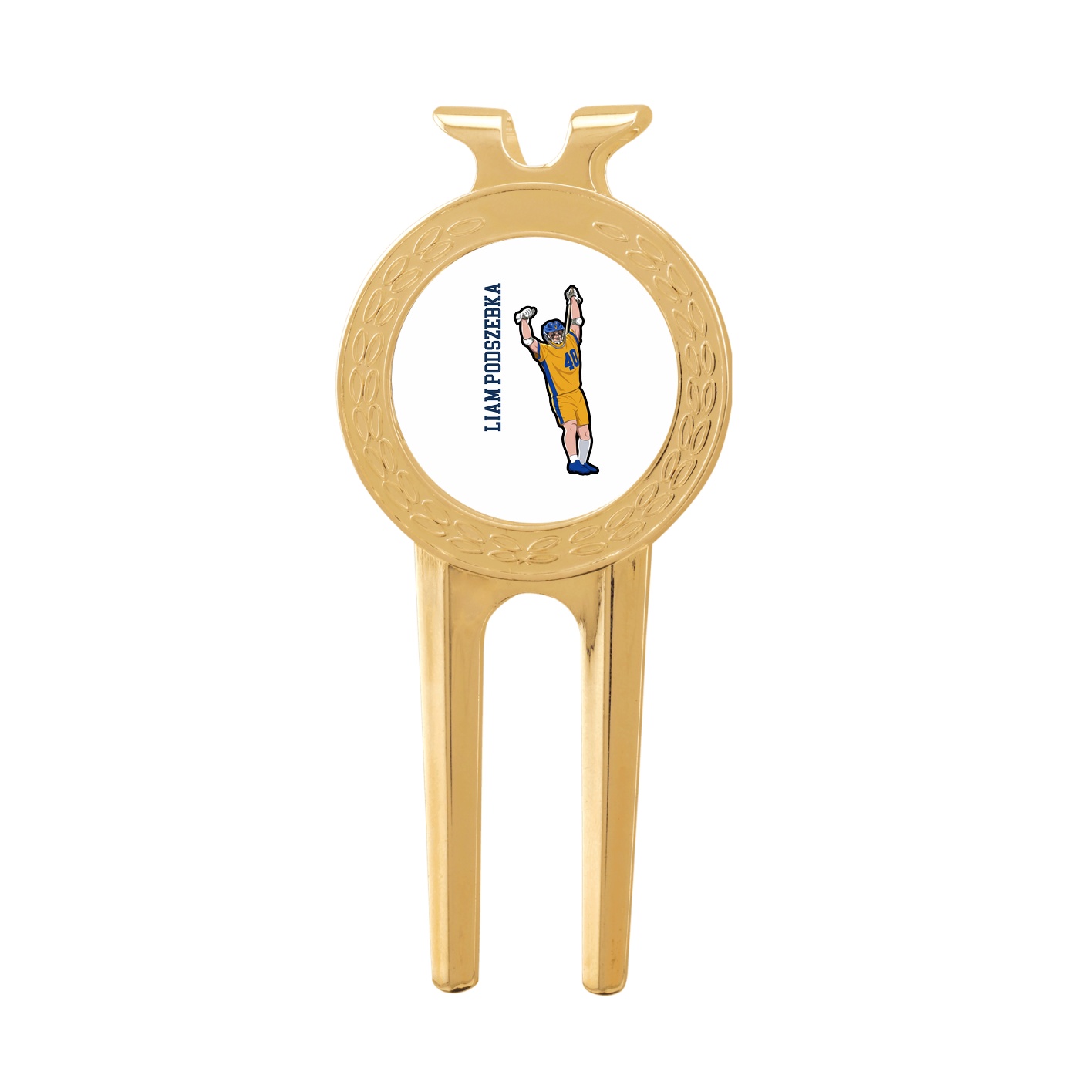 Divot Tool with Ball Marker — Name Vertical in Classic