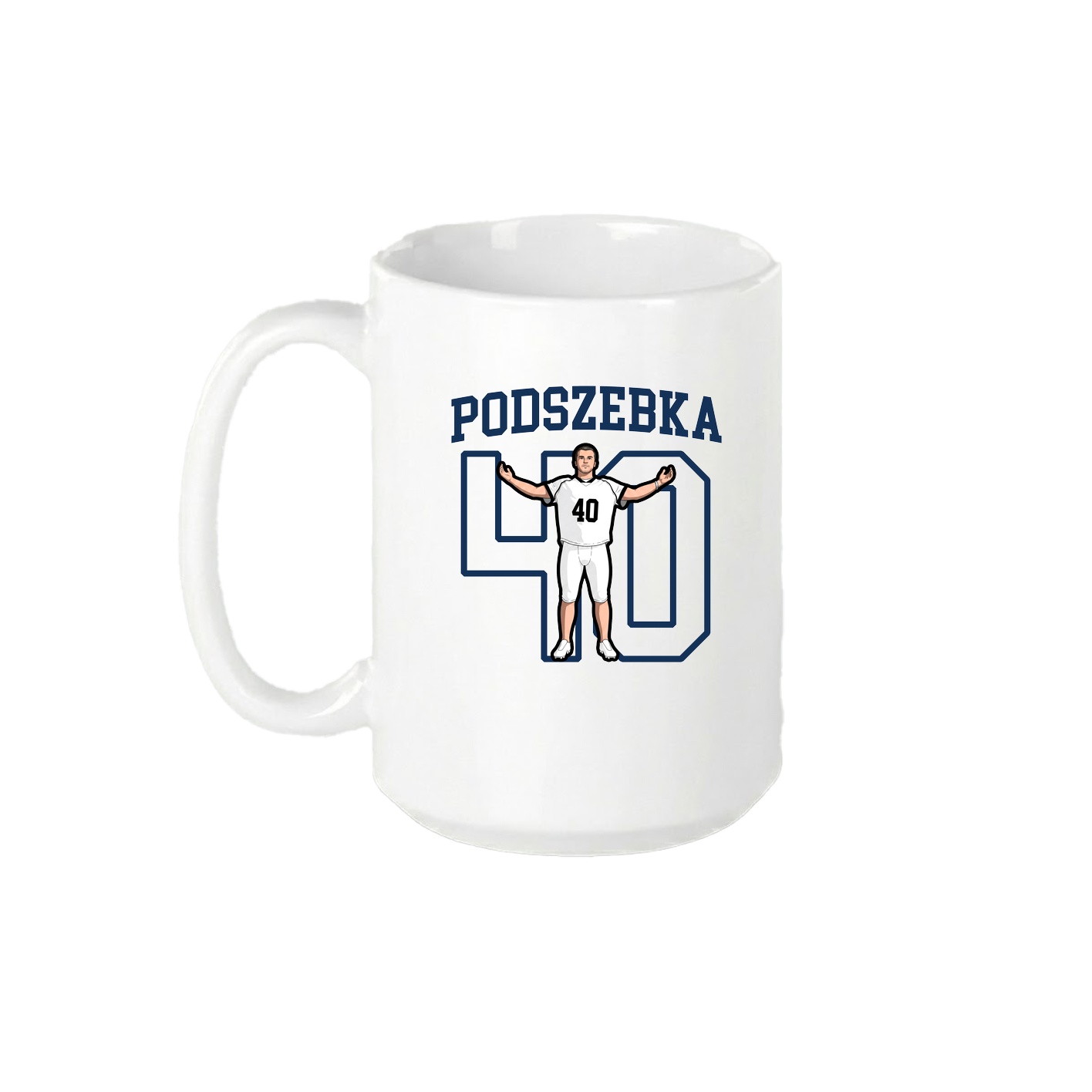 15oz Coffee Mug — Shirsey in White