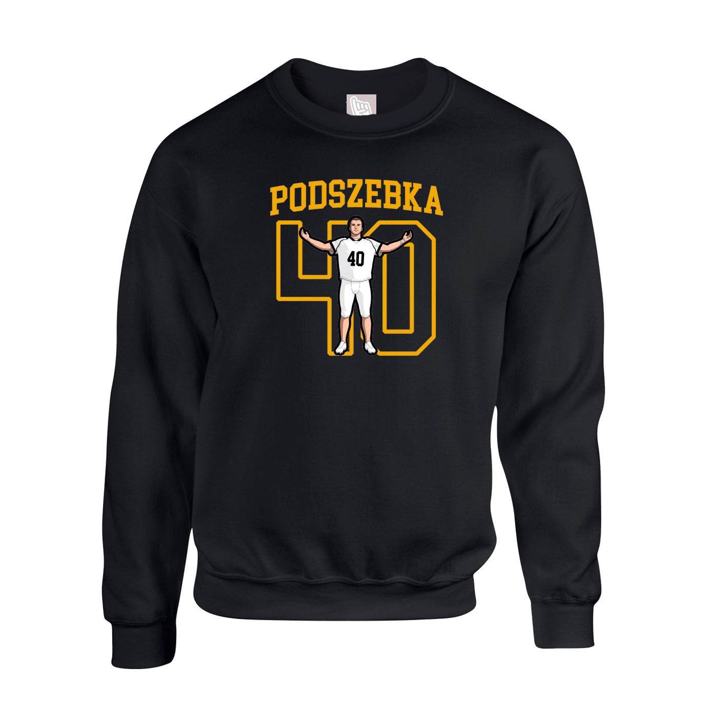 Fleece Crew — Shirsey in Black