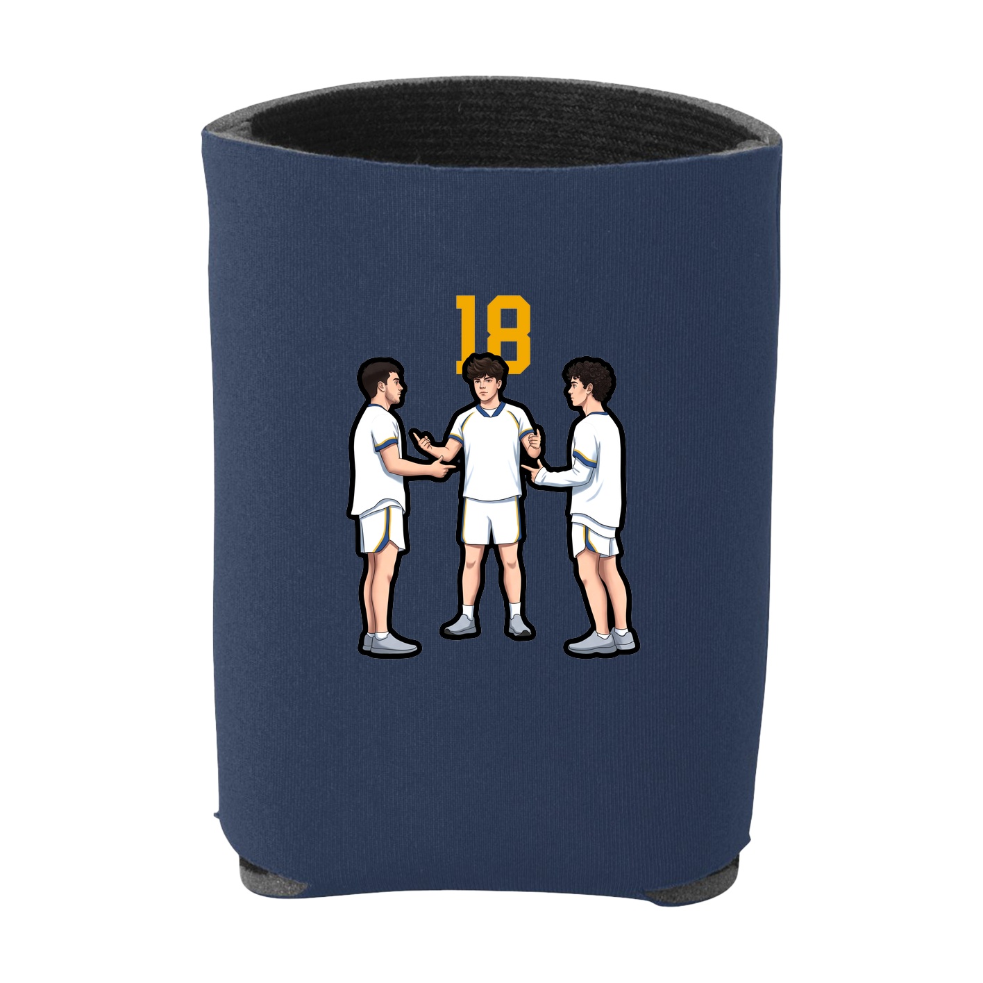 Can Holder — Number Top in Navy