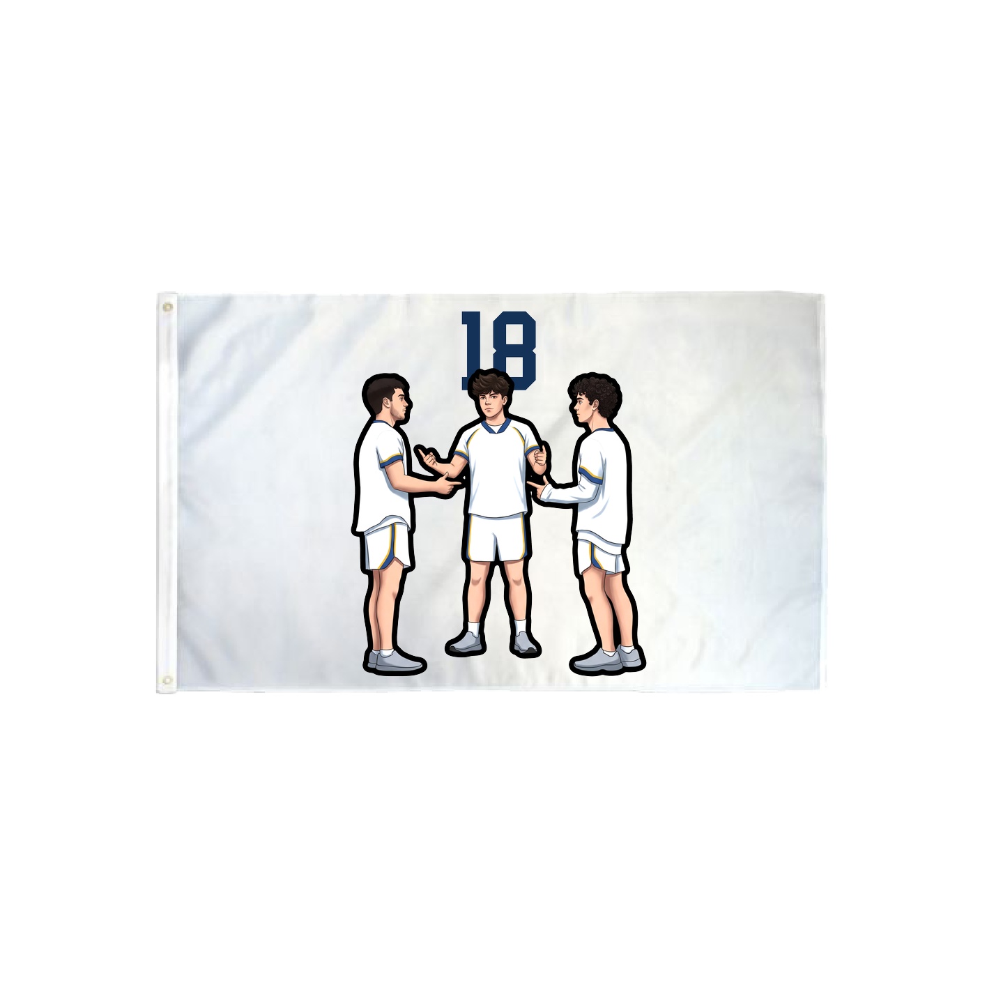 3x5 Flag — Number Top in Classic