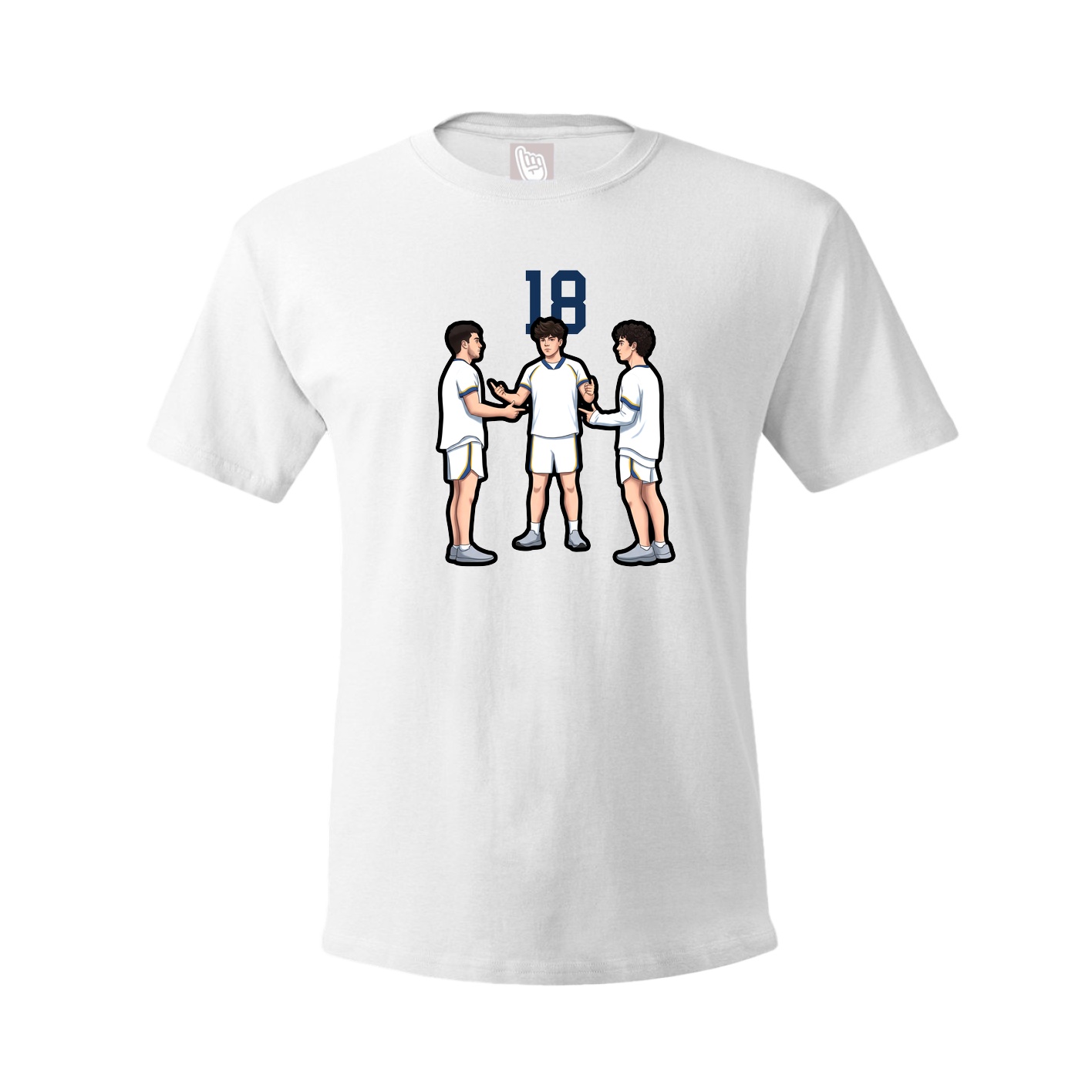Tee — Number Top in White