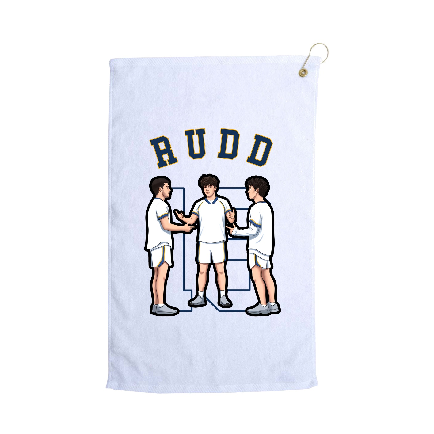 Golf Towel — Shirsey Arch in White