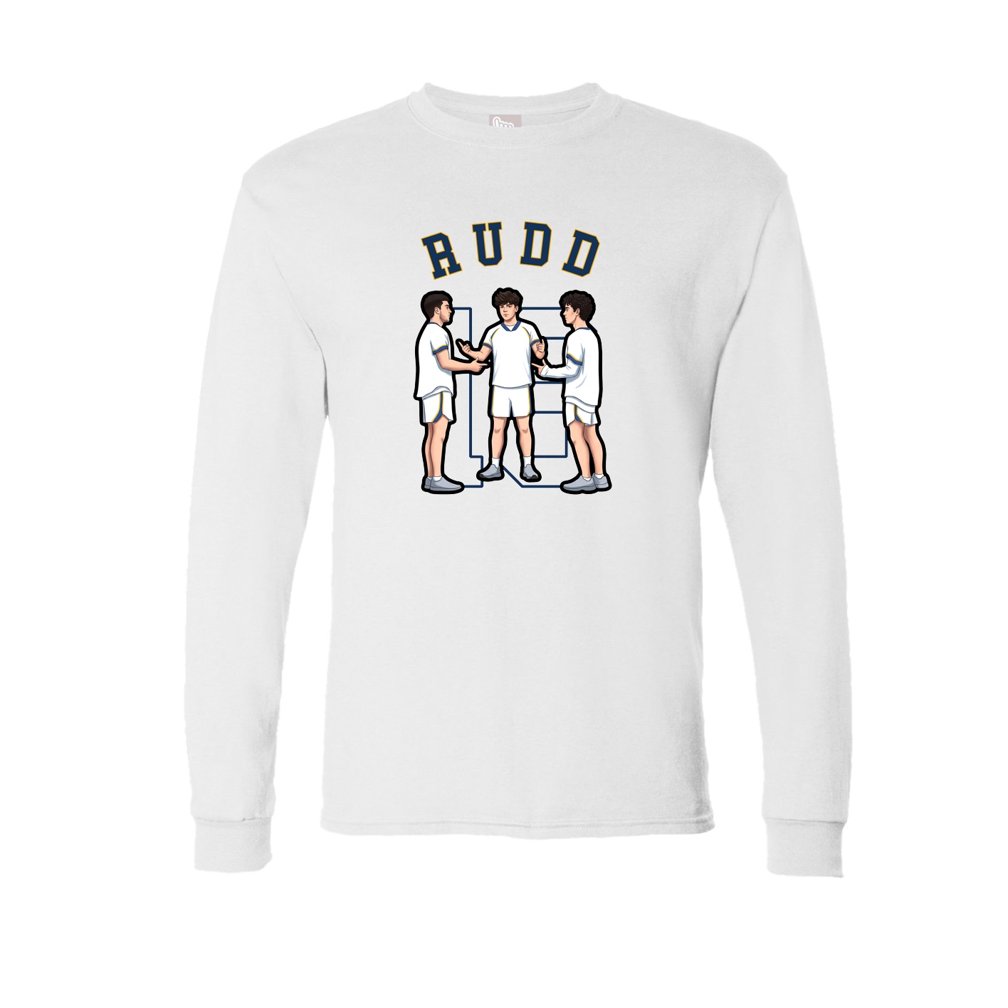 Long Sleeve Tee — Shirsey Arch in White