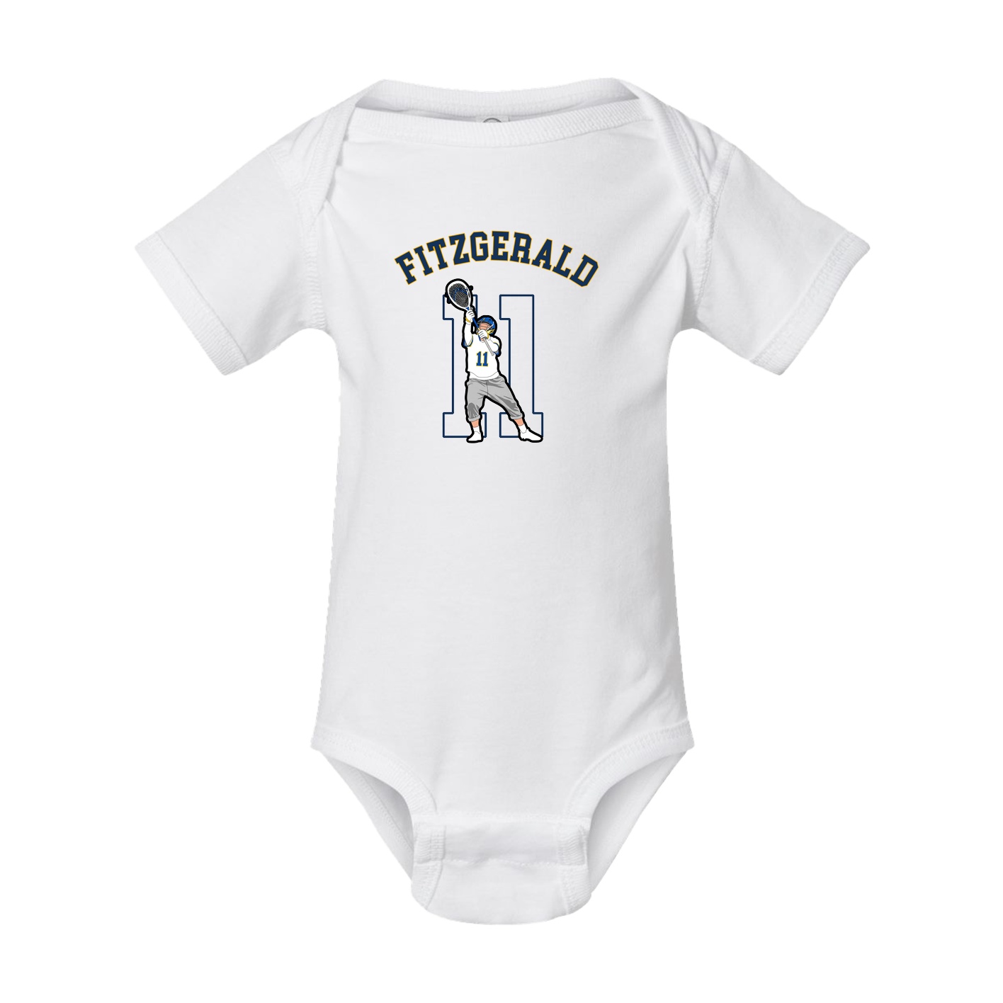 Baby Onesie — Shirsey Arch in White