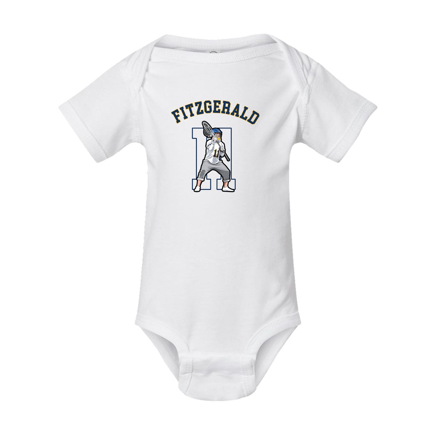 Baby Onesie — Shirsey Arch in White