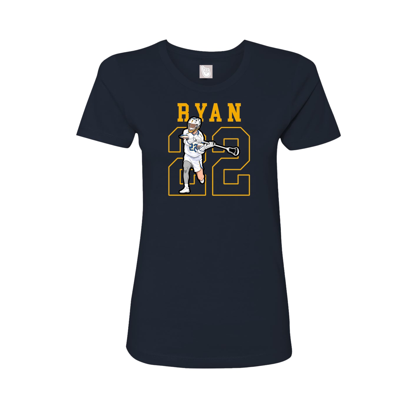 Fitted Women's Tee — Shirsey in Navy