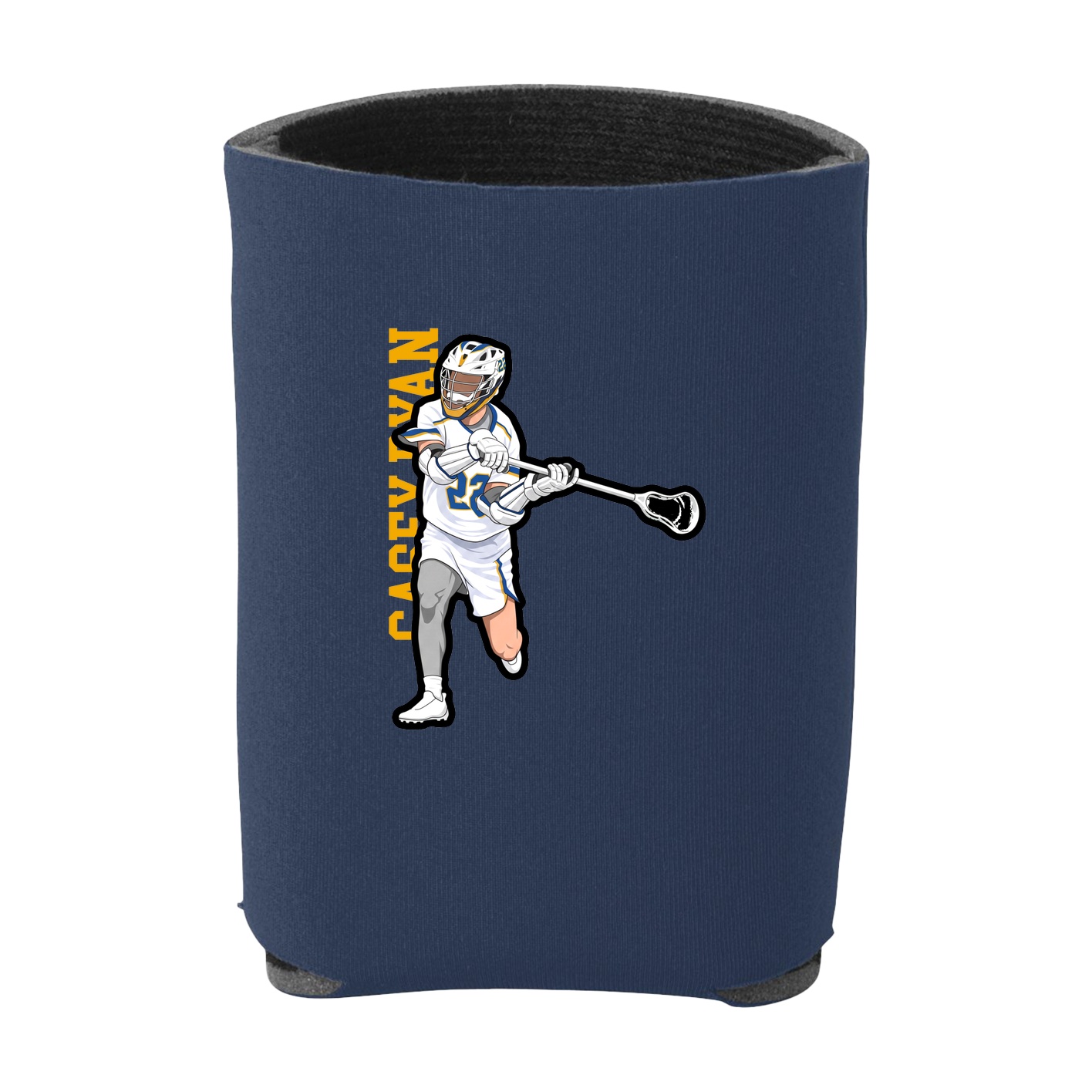 Can Holder — Name Vertical in Navy