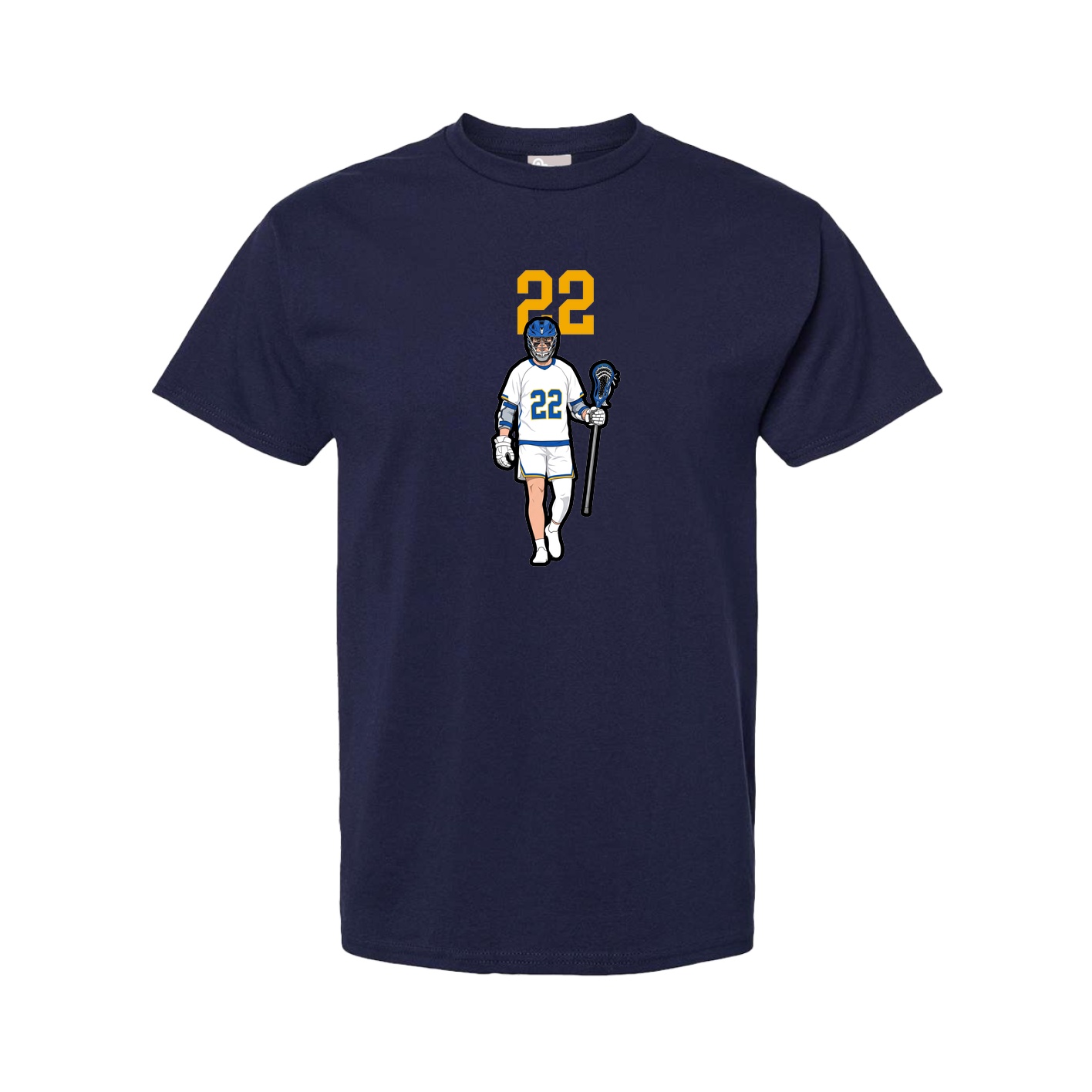 Youth Tee — Number Top in Navy