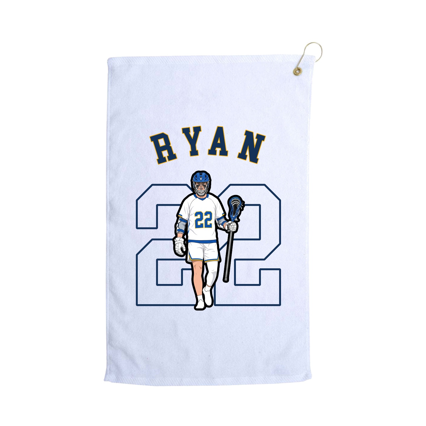 Golf Towel — Shirsey Arch in White