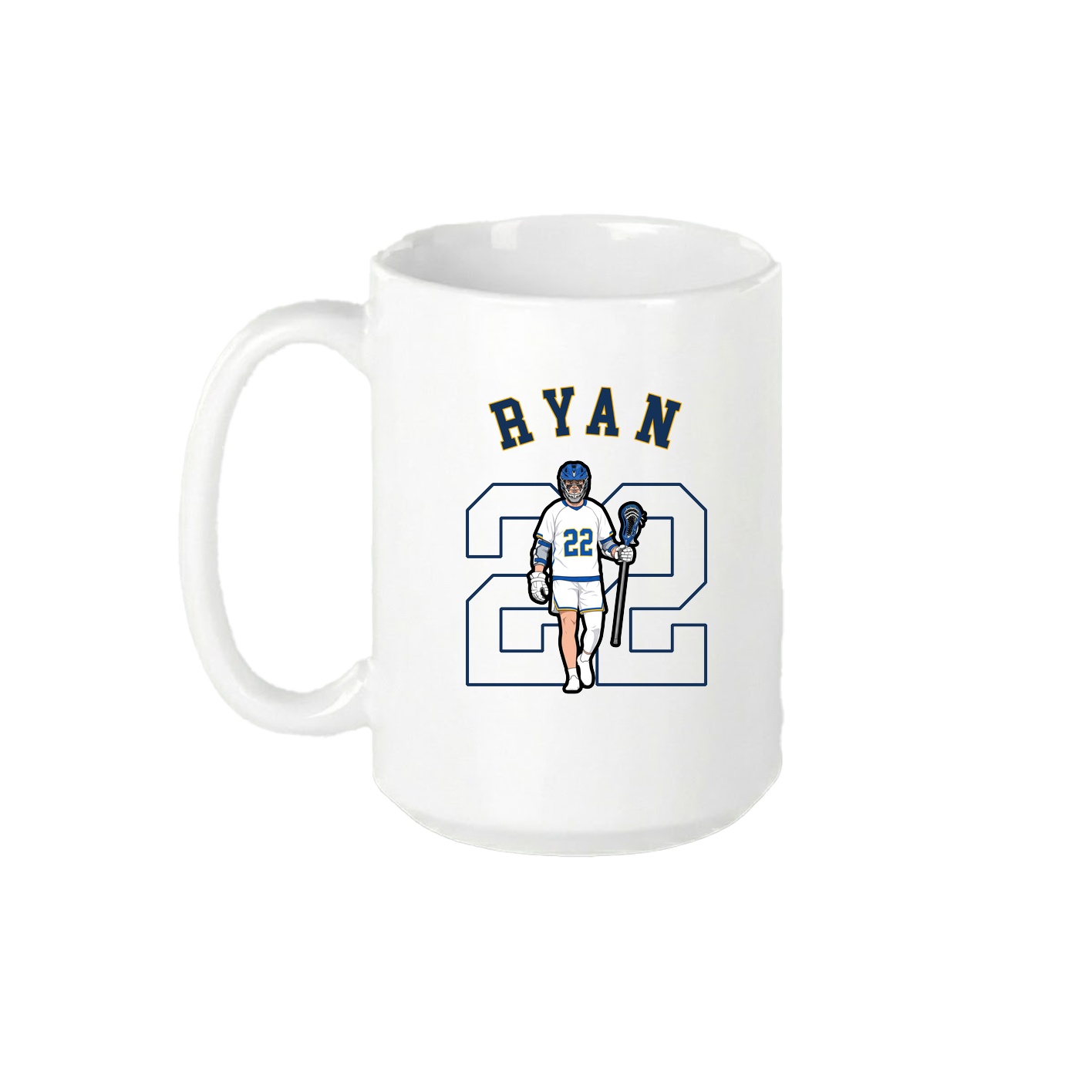 15oz Coffee Mug — Shirsey Arch in White