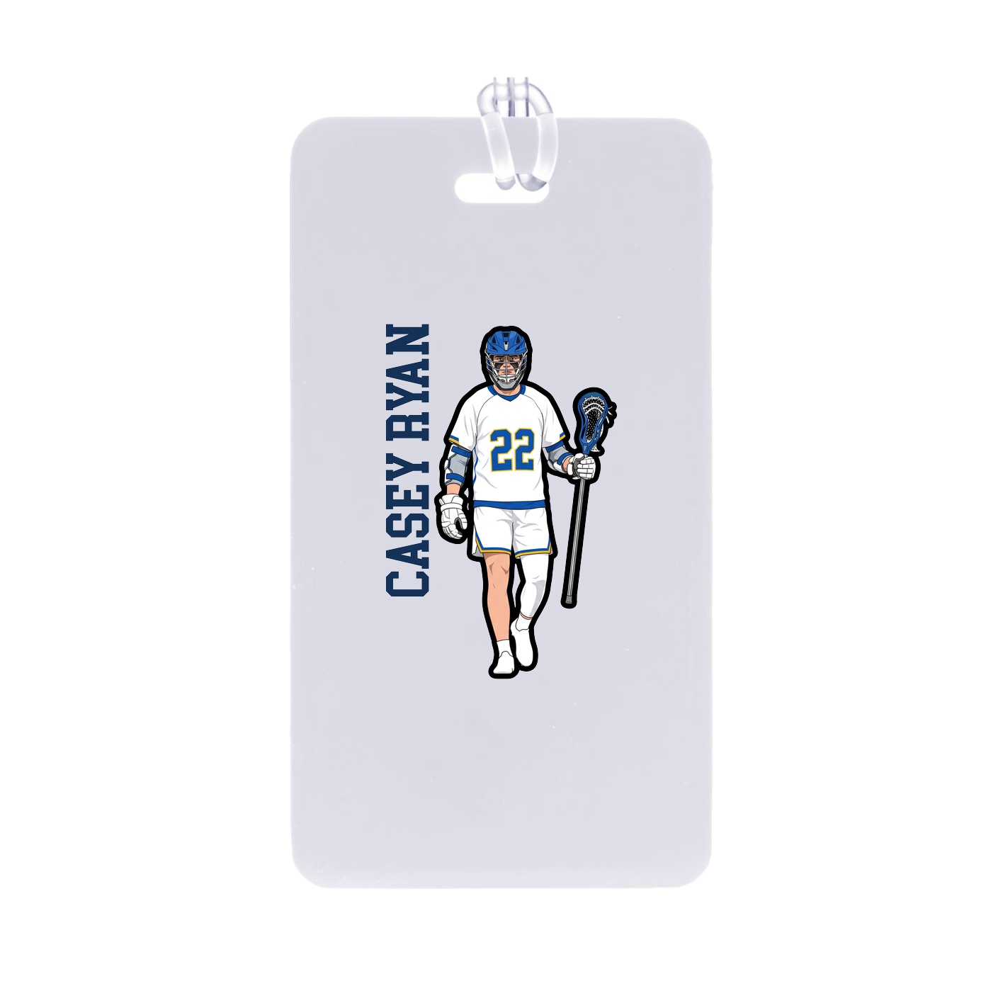 Bag Tag — Name Vertical in Classic
