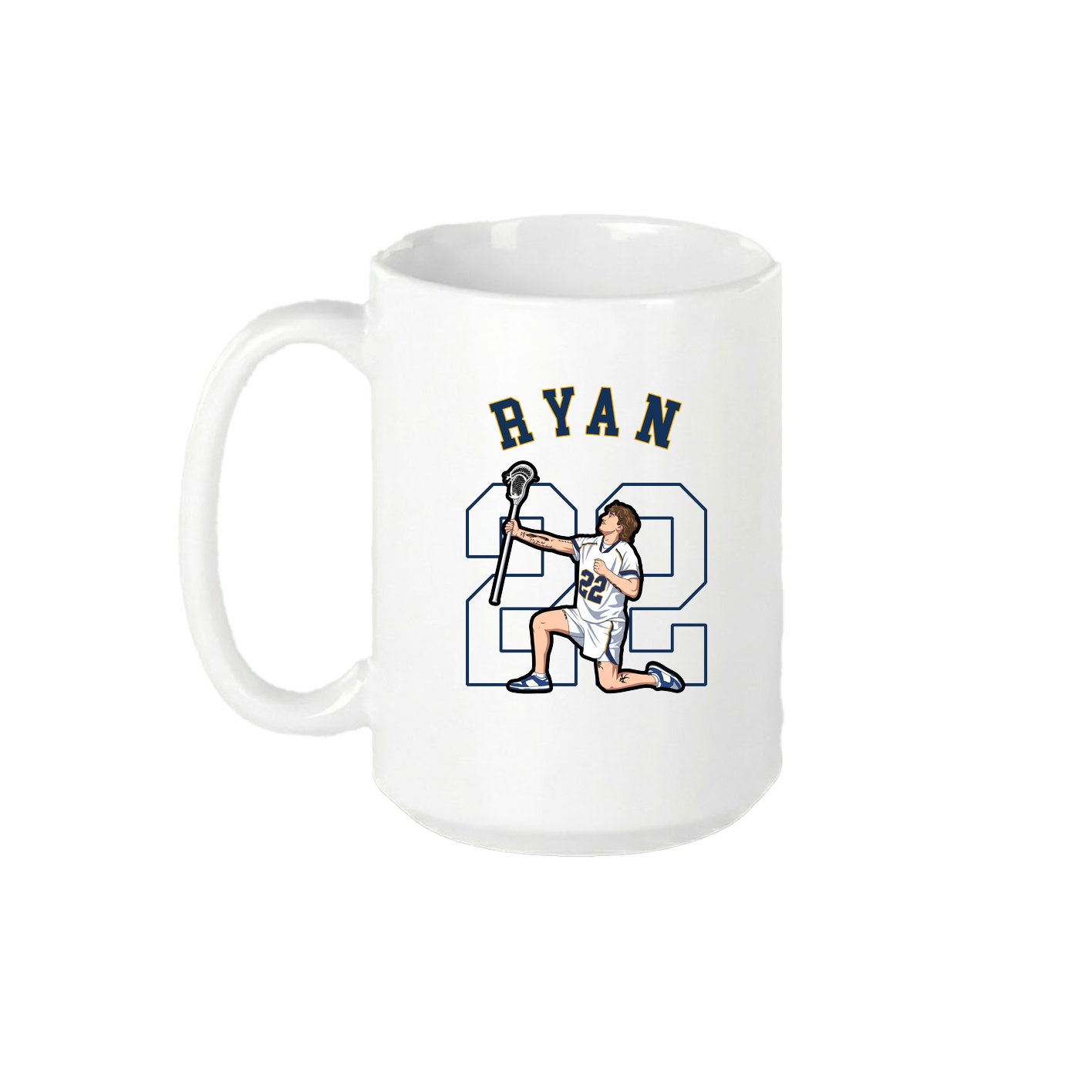 15oz Coffee Mug — Shirsey Arch in White