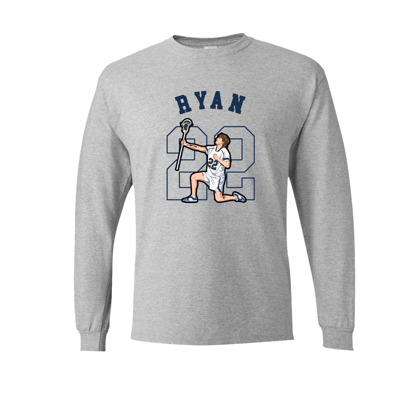 Long Sleeve Tee — Shirsey Arch in Grey