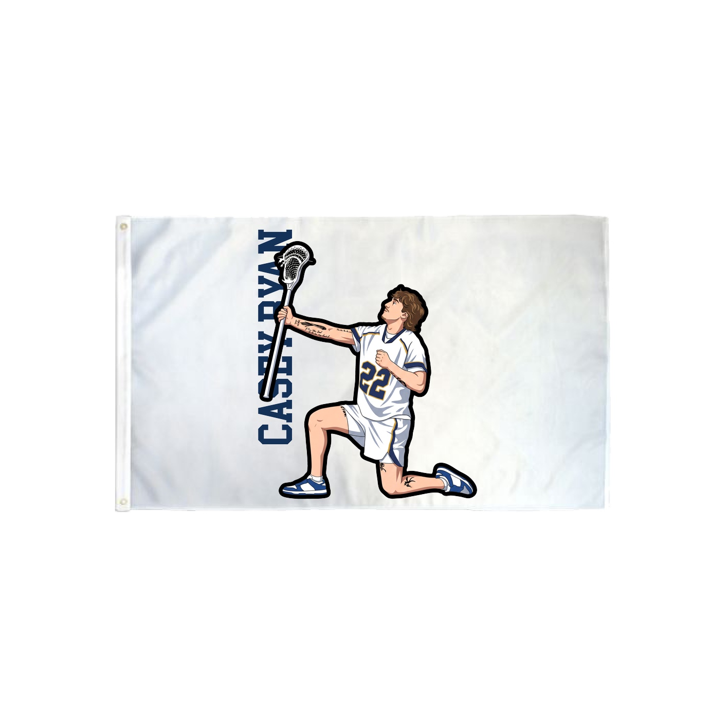 3x5 Flag — Name Vertical in Classic