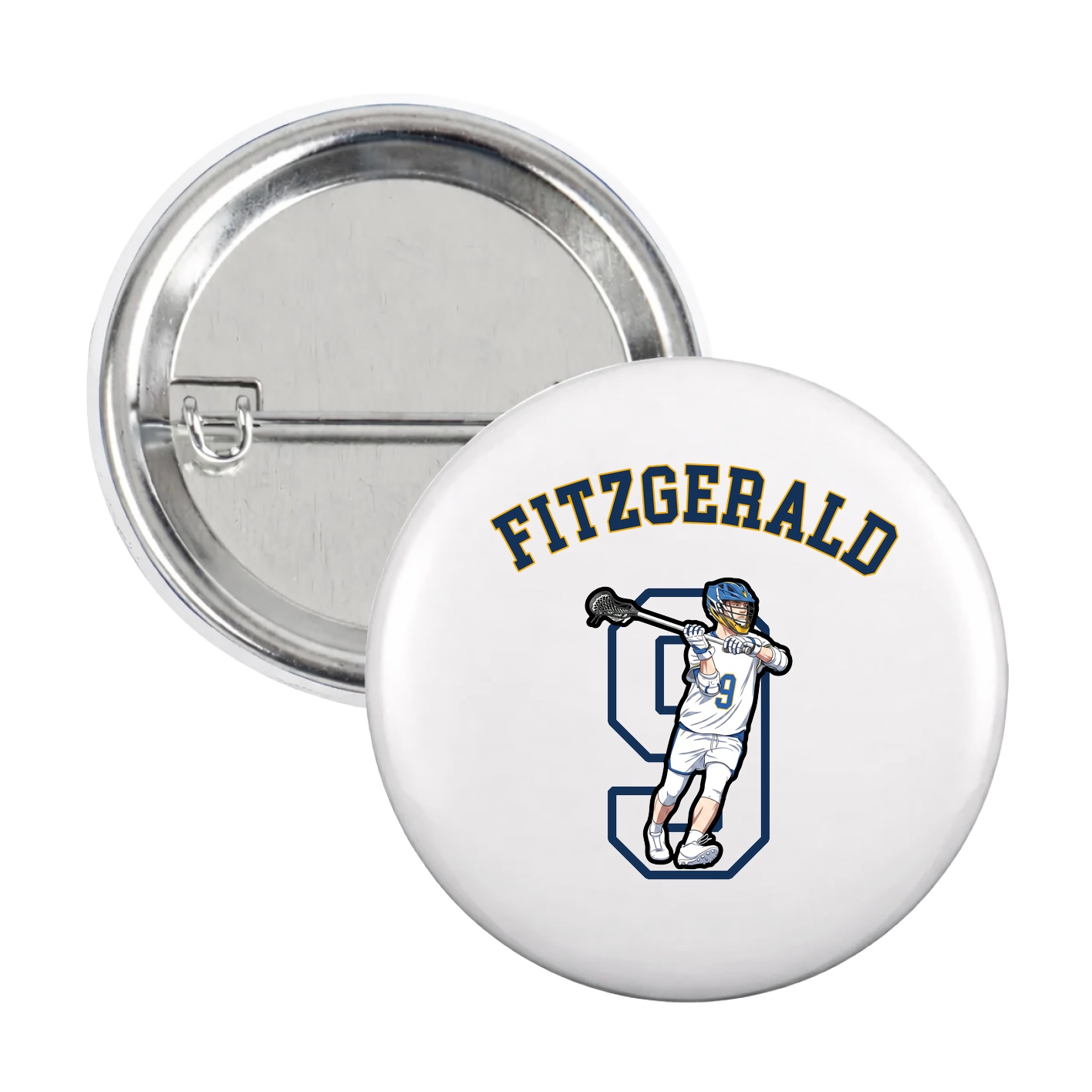 Game Day Button — Shirsey Arch in White