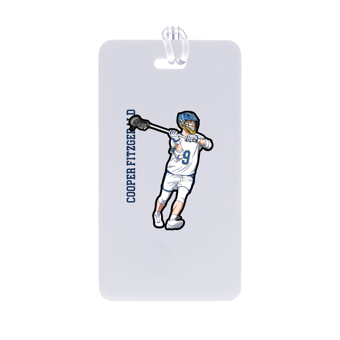 Bag Tag — Name Vertical in Classic