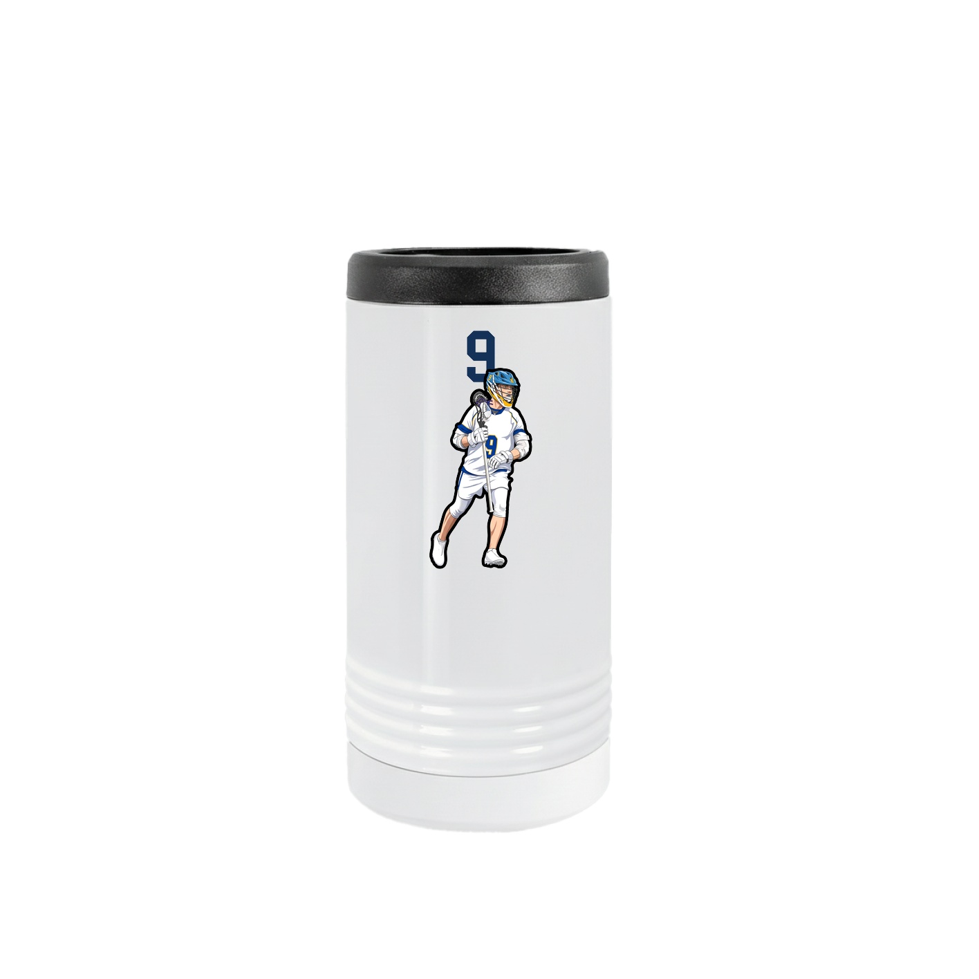Slim Beverage Holder — Number Top in White