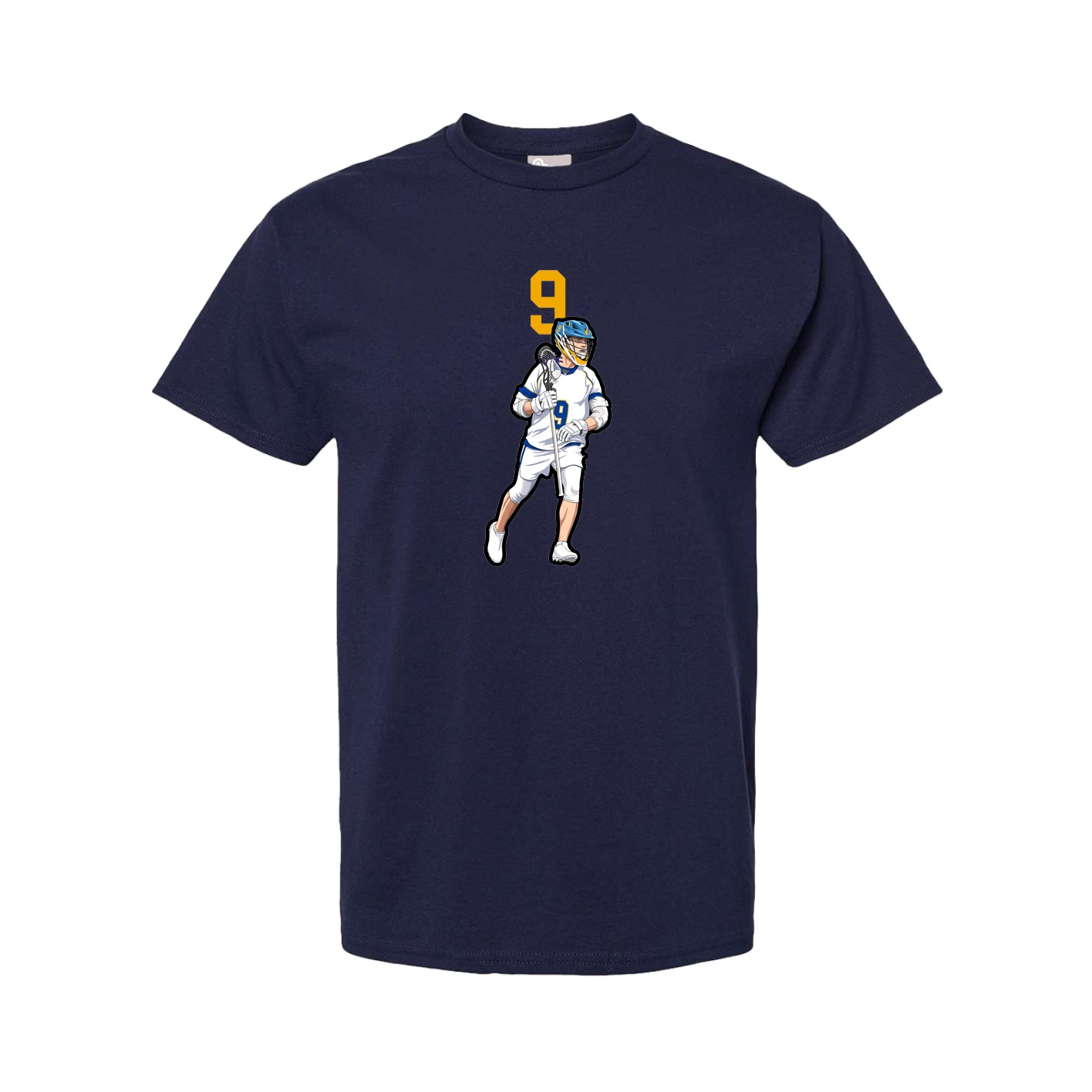 Youth Tee — Number Top in Navy