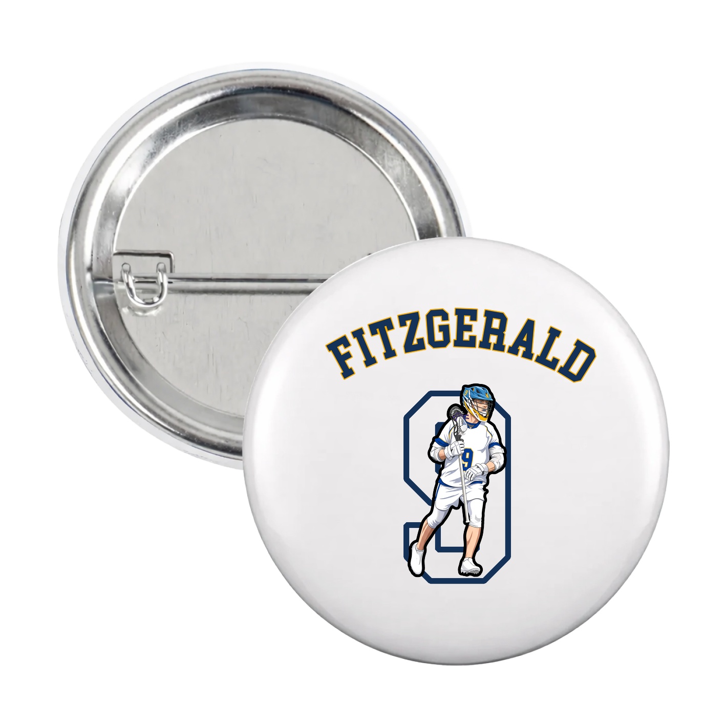 Game Day Button — Shirsey Arch in White