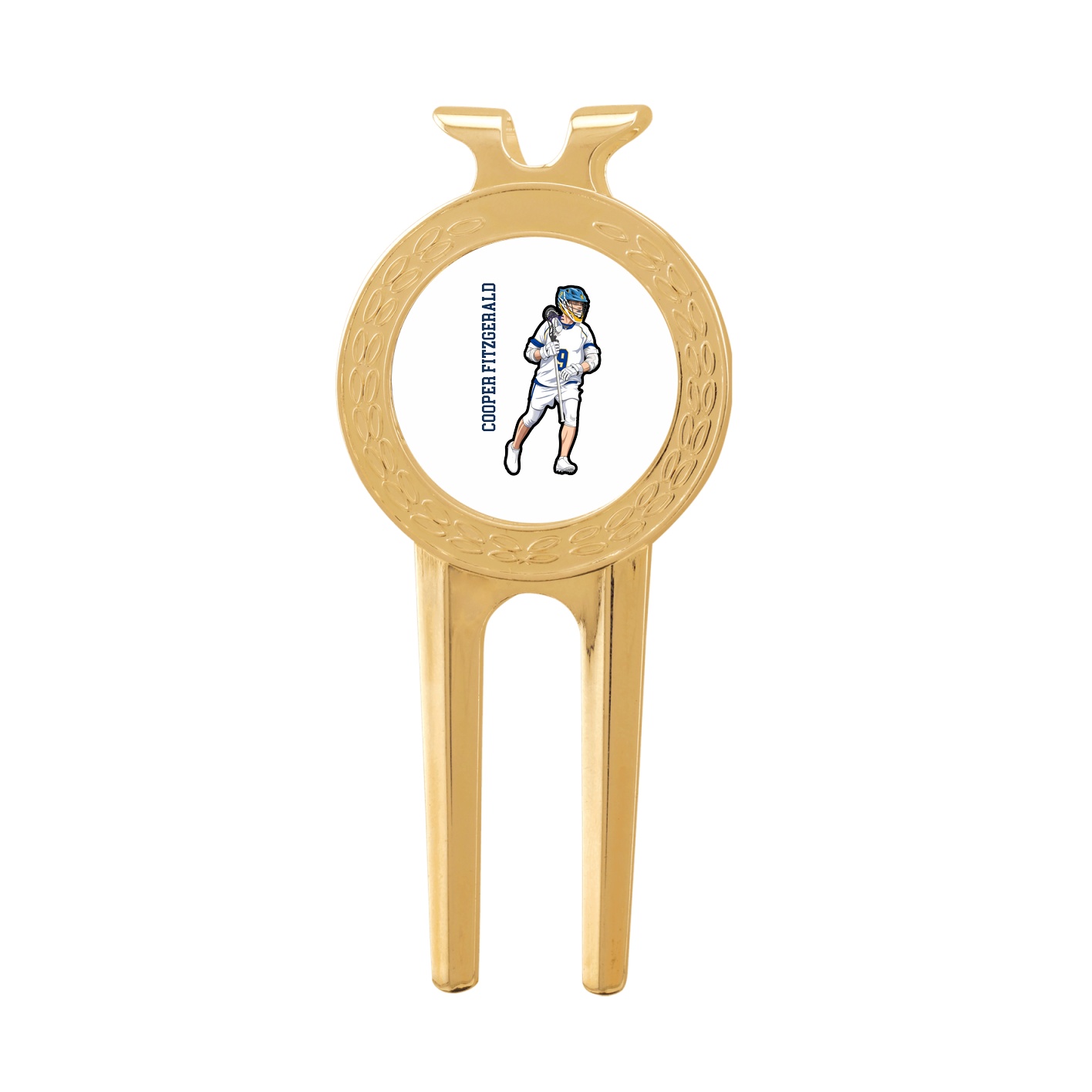Divot Tool with Ball Marker — Name Vertical in Classic