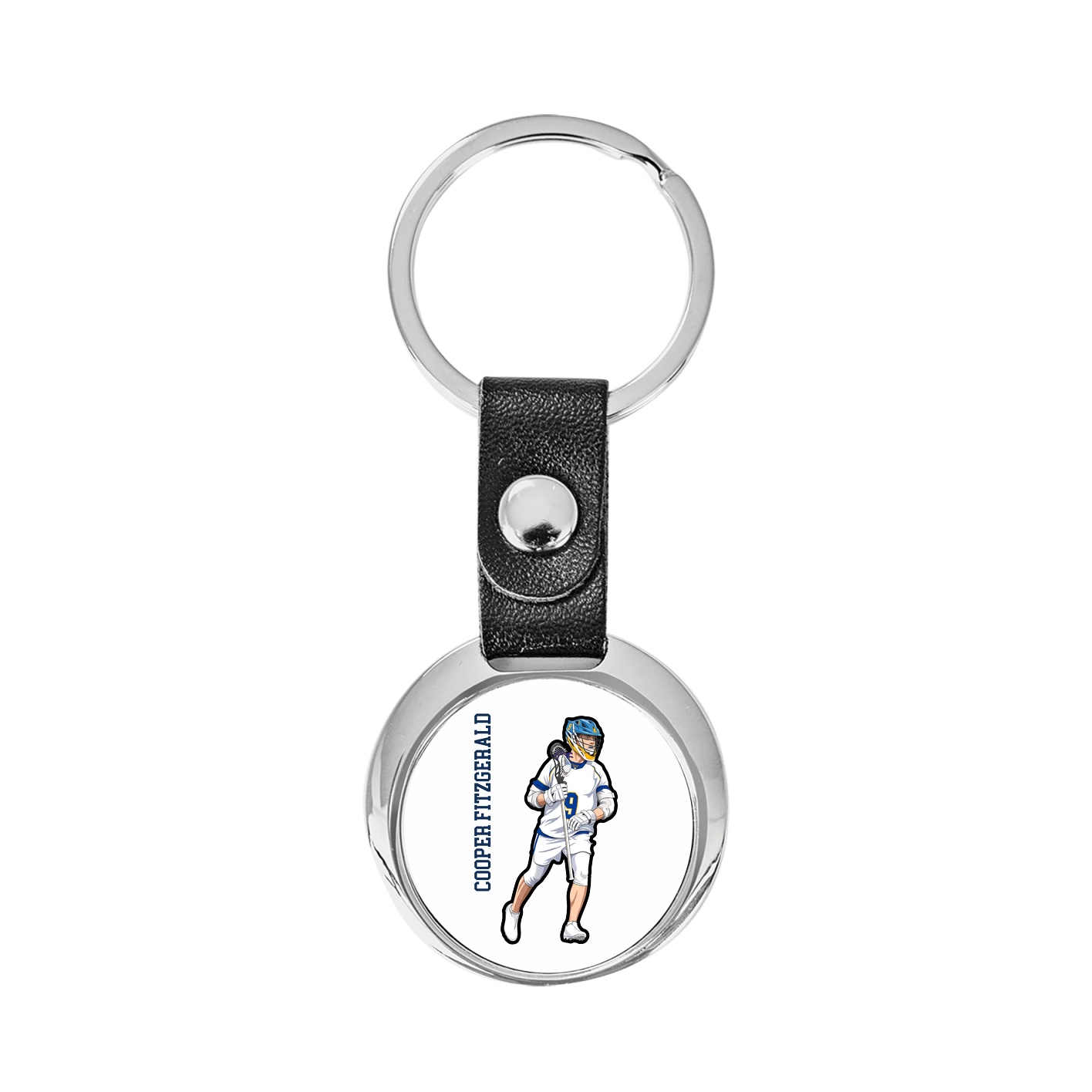 Key Chain — Name Vertical in Classic