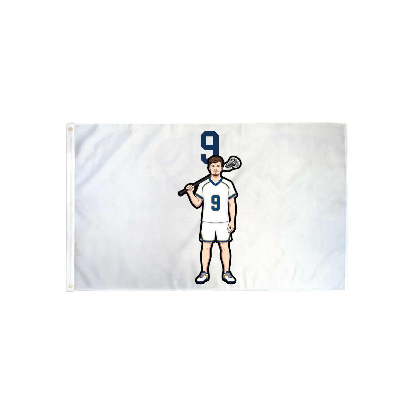 3x5 Flag — Number Top in Classic