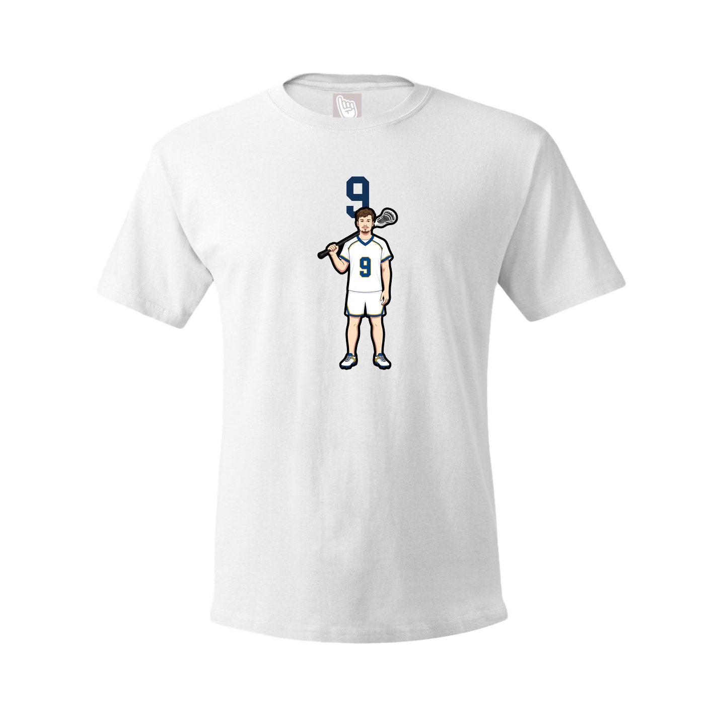 Tee — Number Top in White