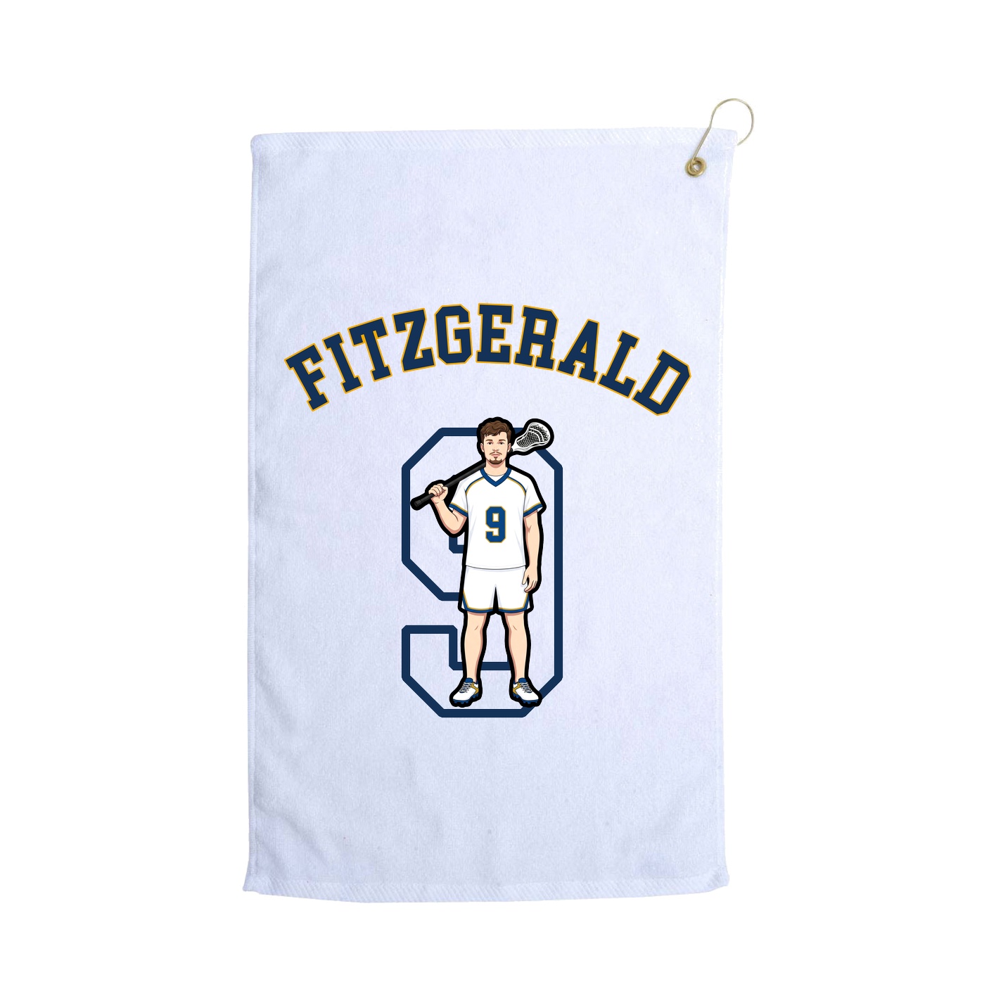 Golf Towel — Shirsey Arch in White