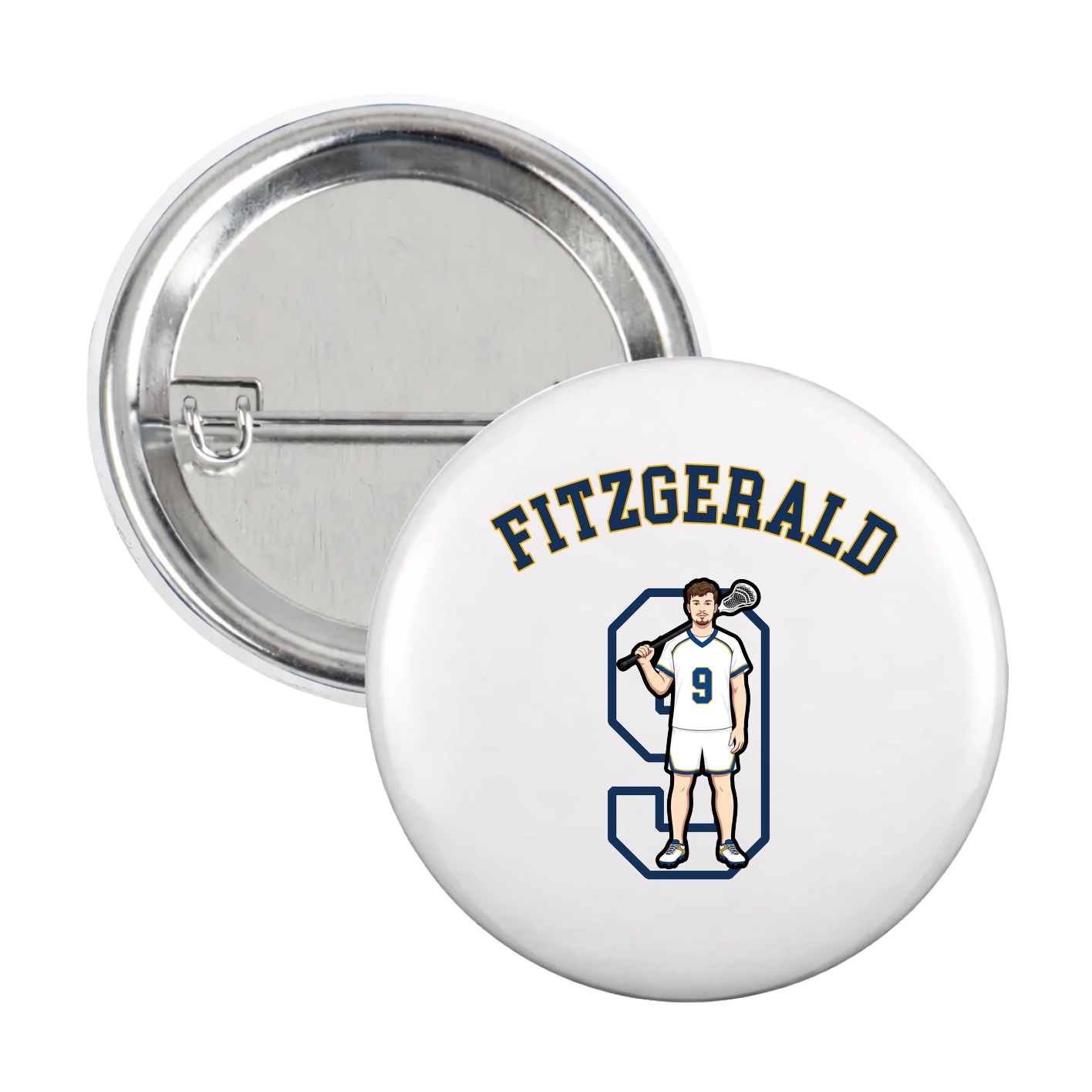 Game Day Button — Shirsey Arch in White