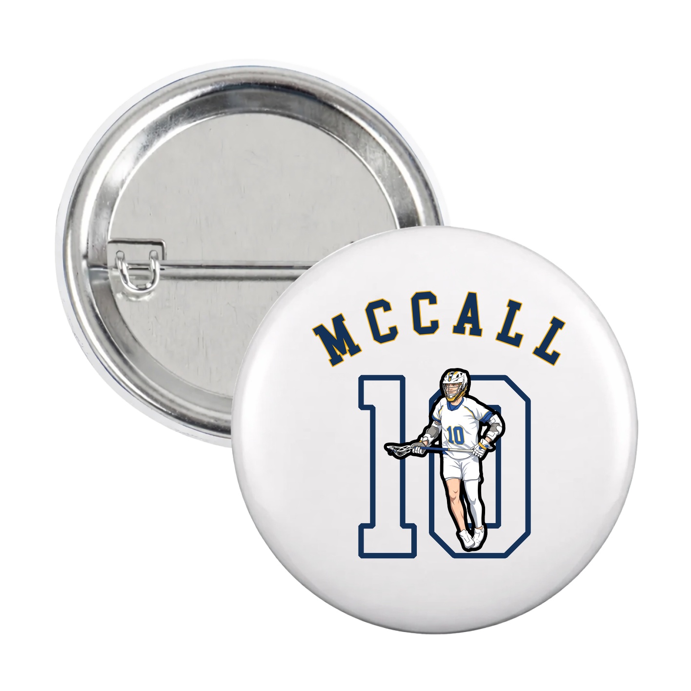 Game Day Button — Shirsey Arch in White