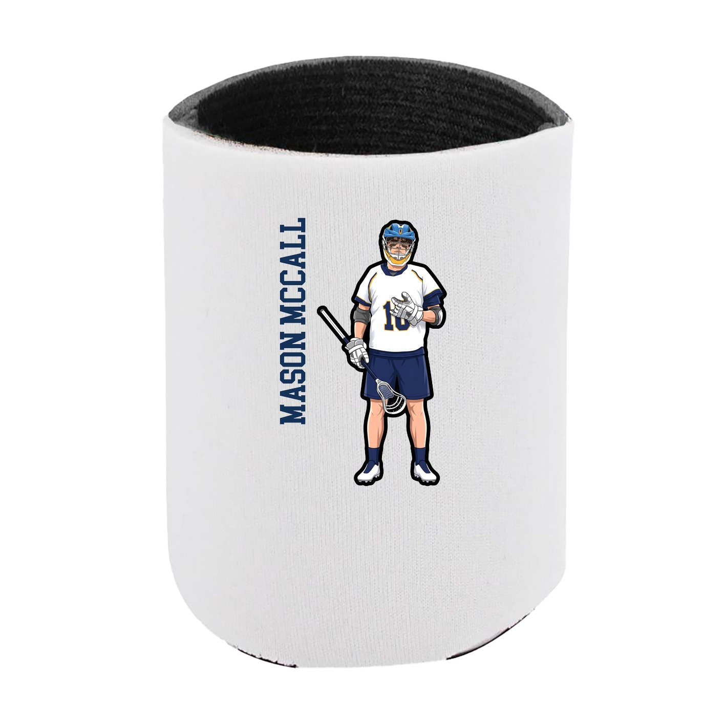 Can Holder — Name Vertical in White