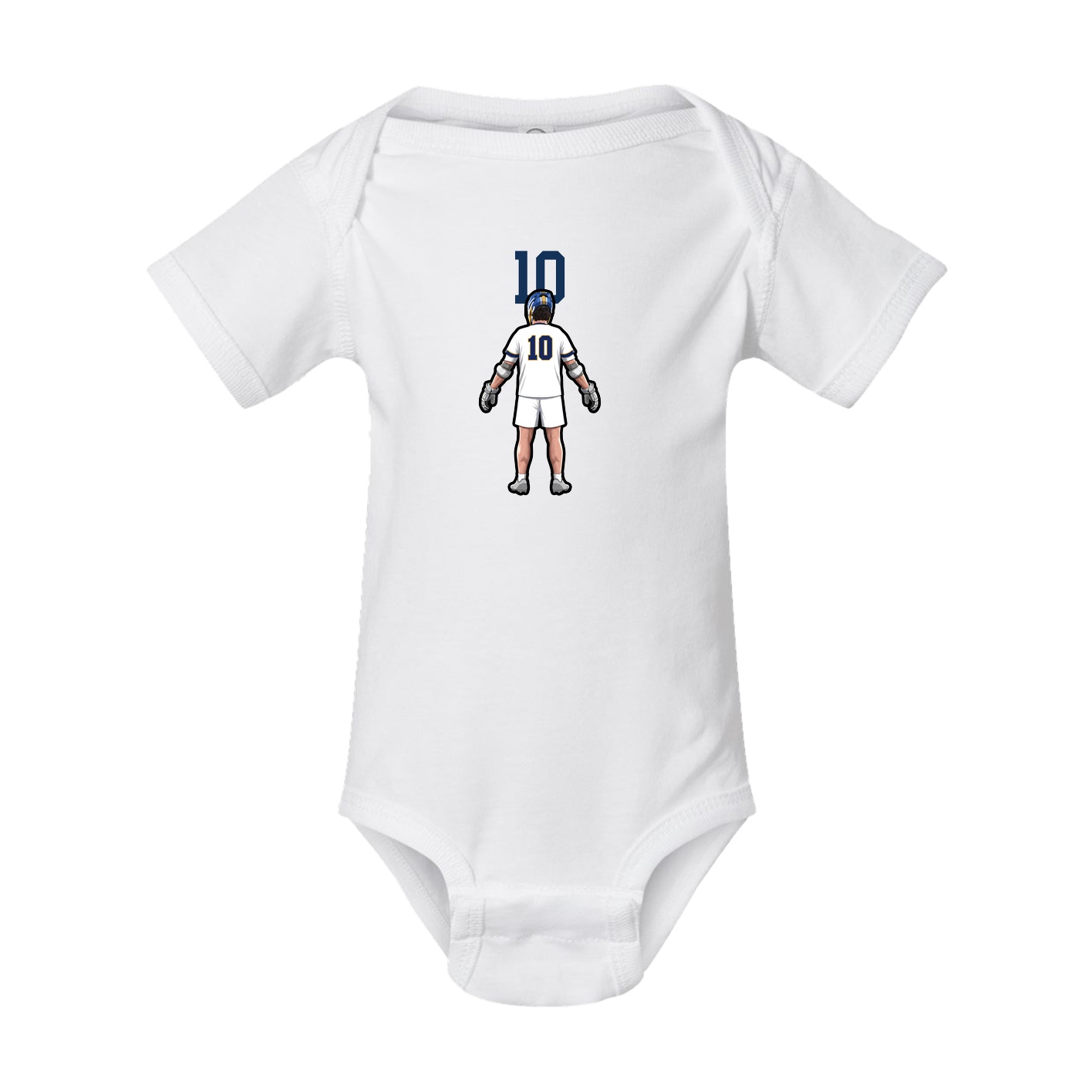 Baby Onesie — Number Top in White
