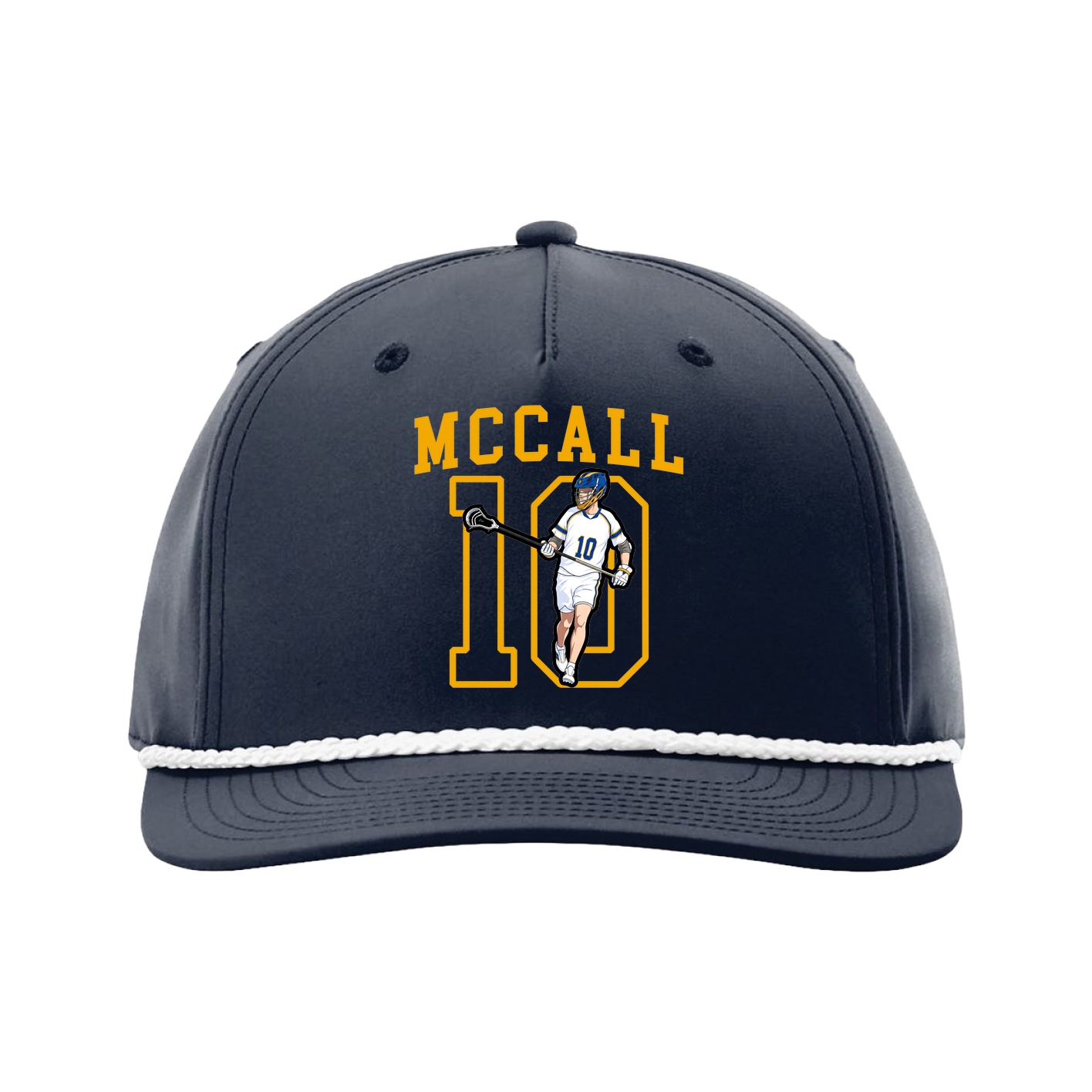 Five-Panel Classic Rope Cap — Shirsey in Navy