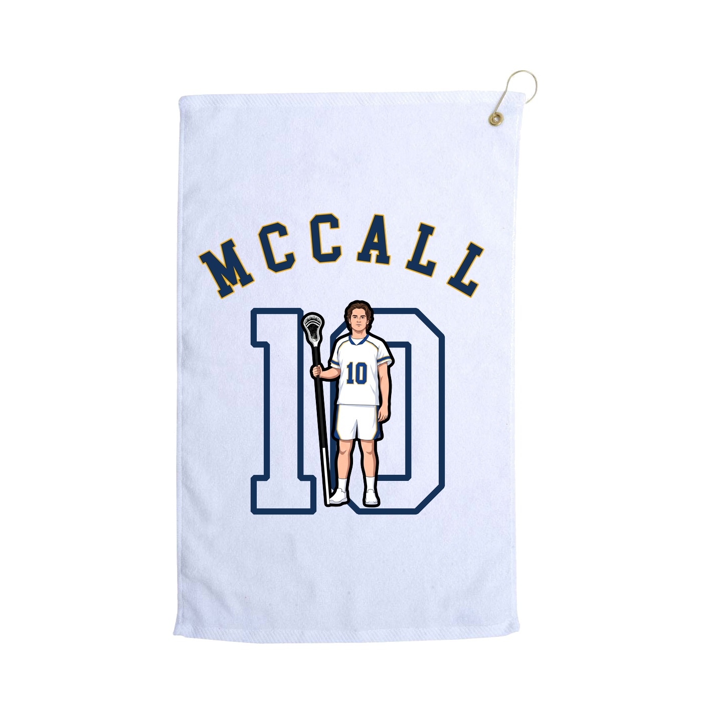 Golf Towel — Shirsey Arch in White