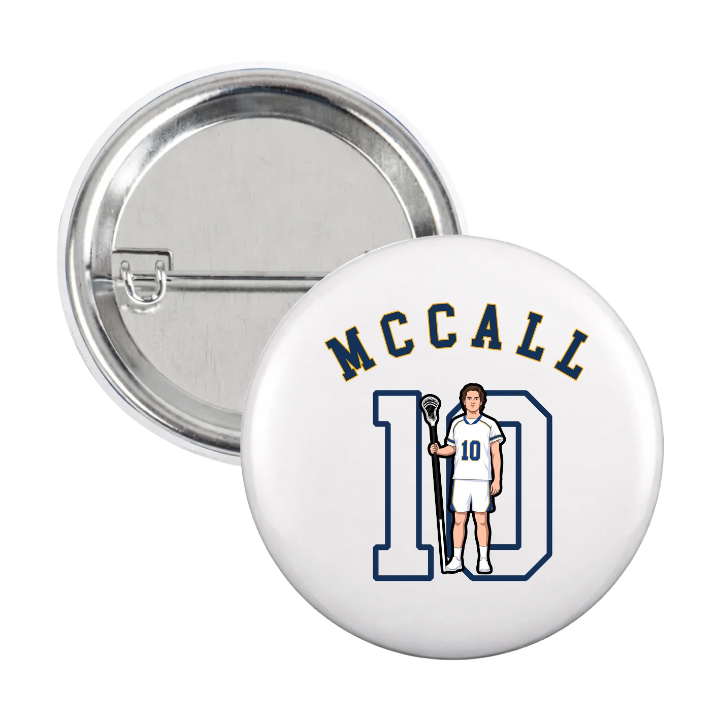 Game Day Button — Shirsey Arch in White