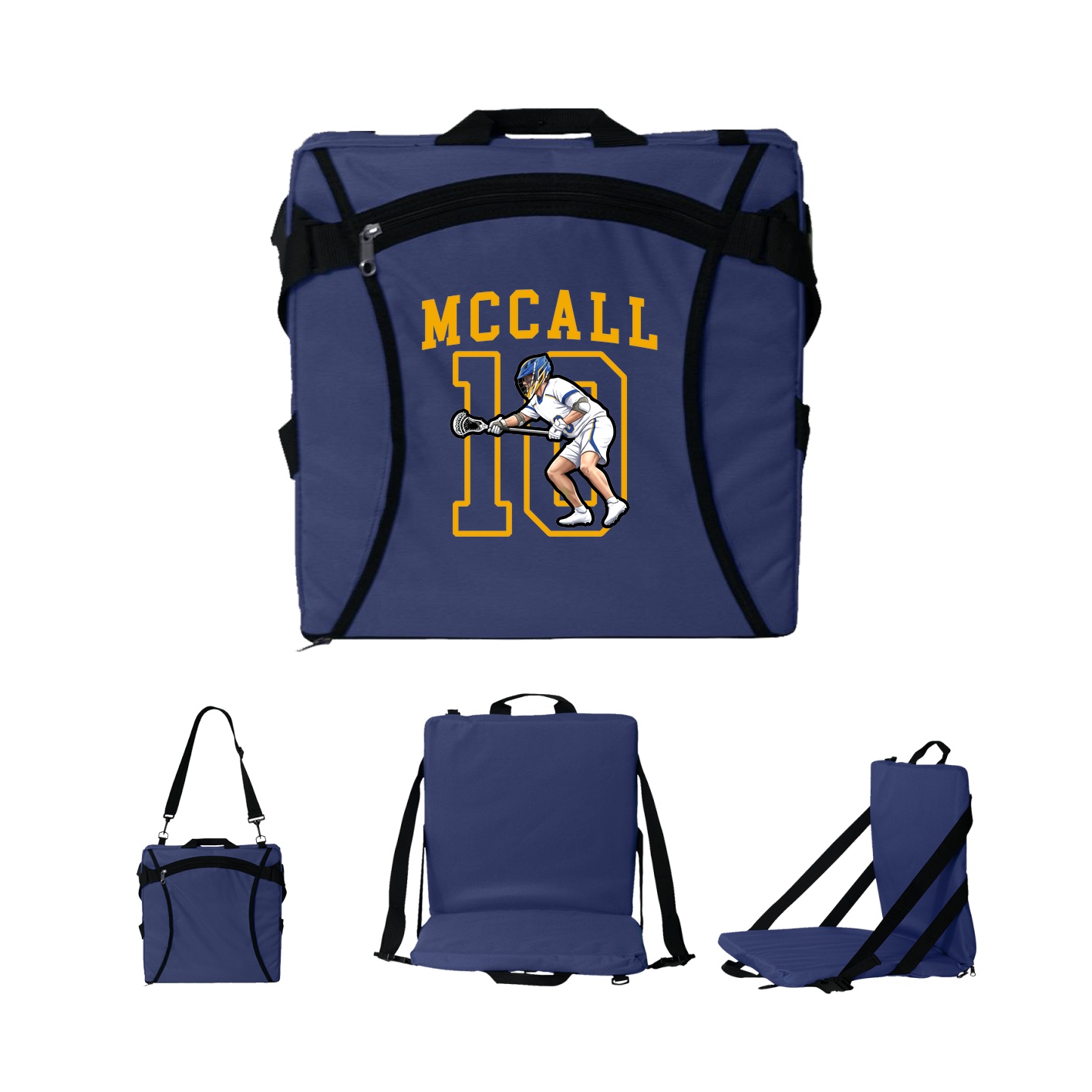 Folding Stadium Seat — Shirsey in Navy