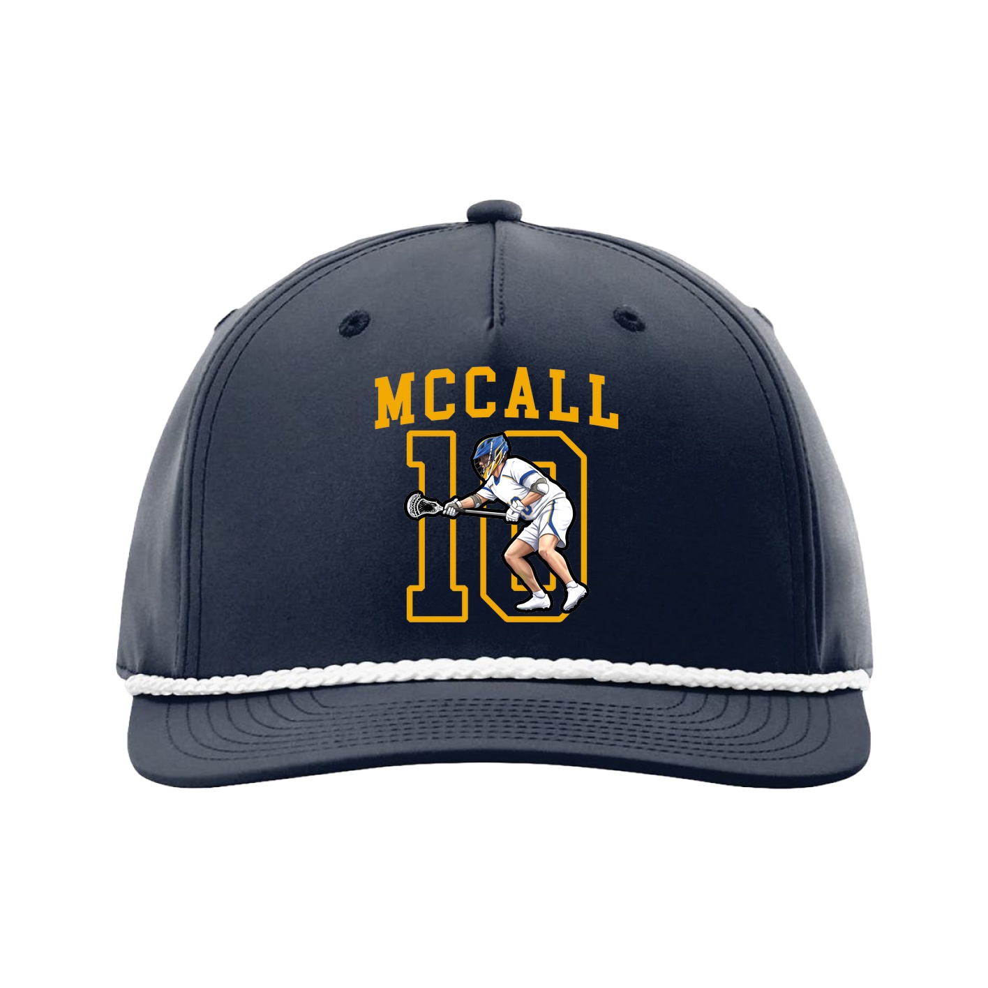 Five-Panel Classic Rope Cap — Shirsey in Navy