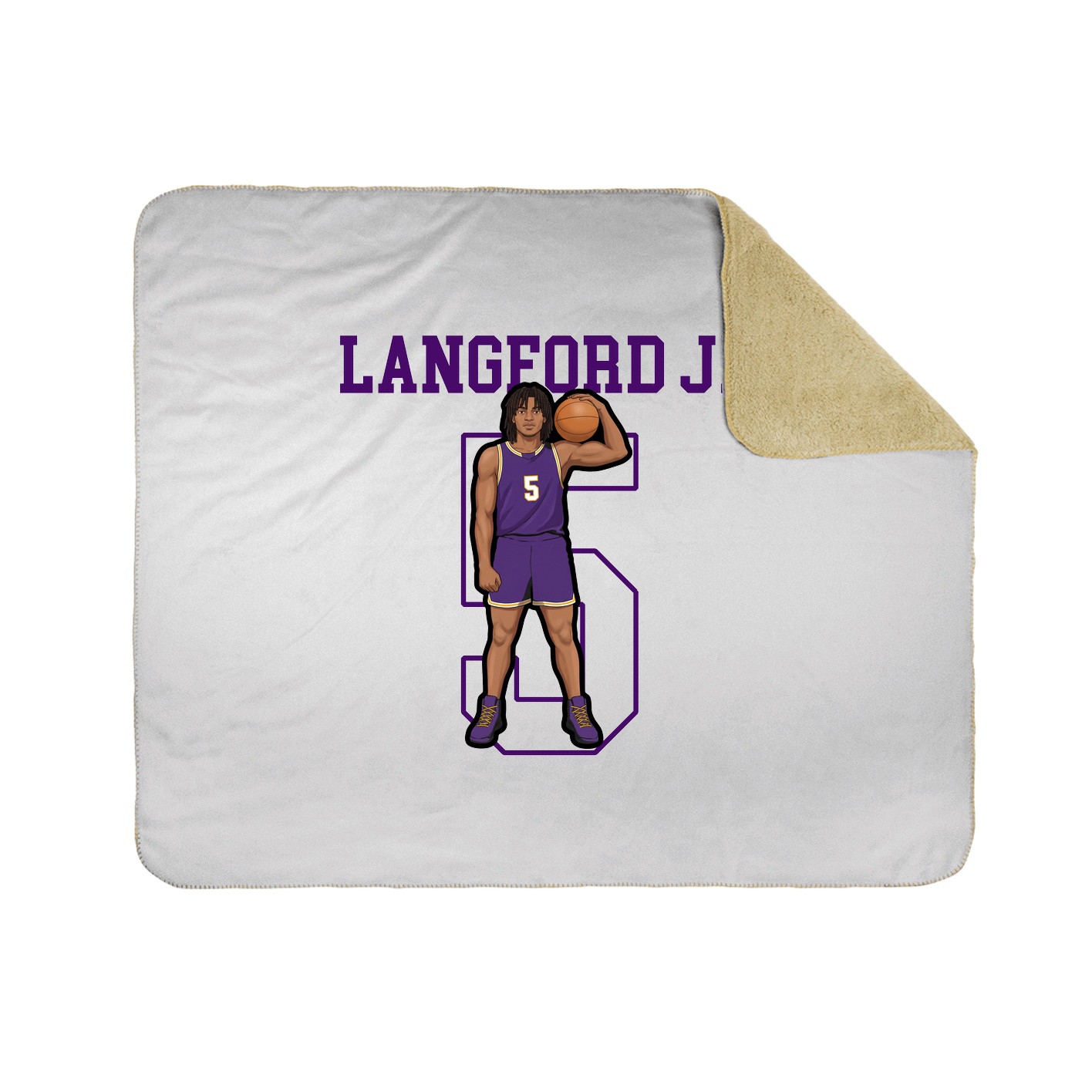 Throw Blanket — Shirsey in White