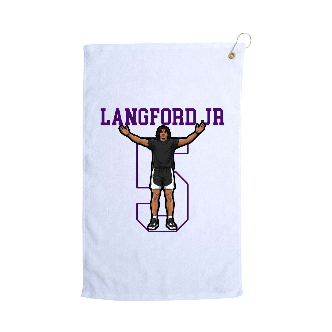Golf Towel — Shirsey in White