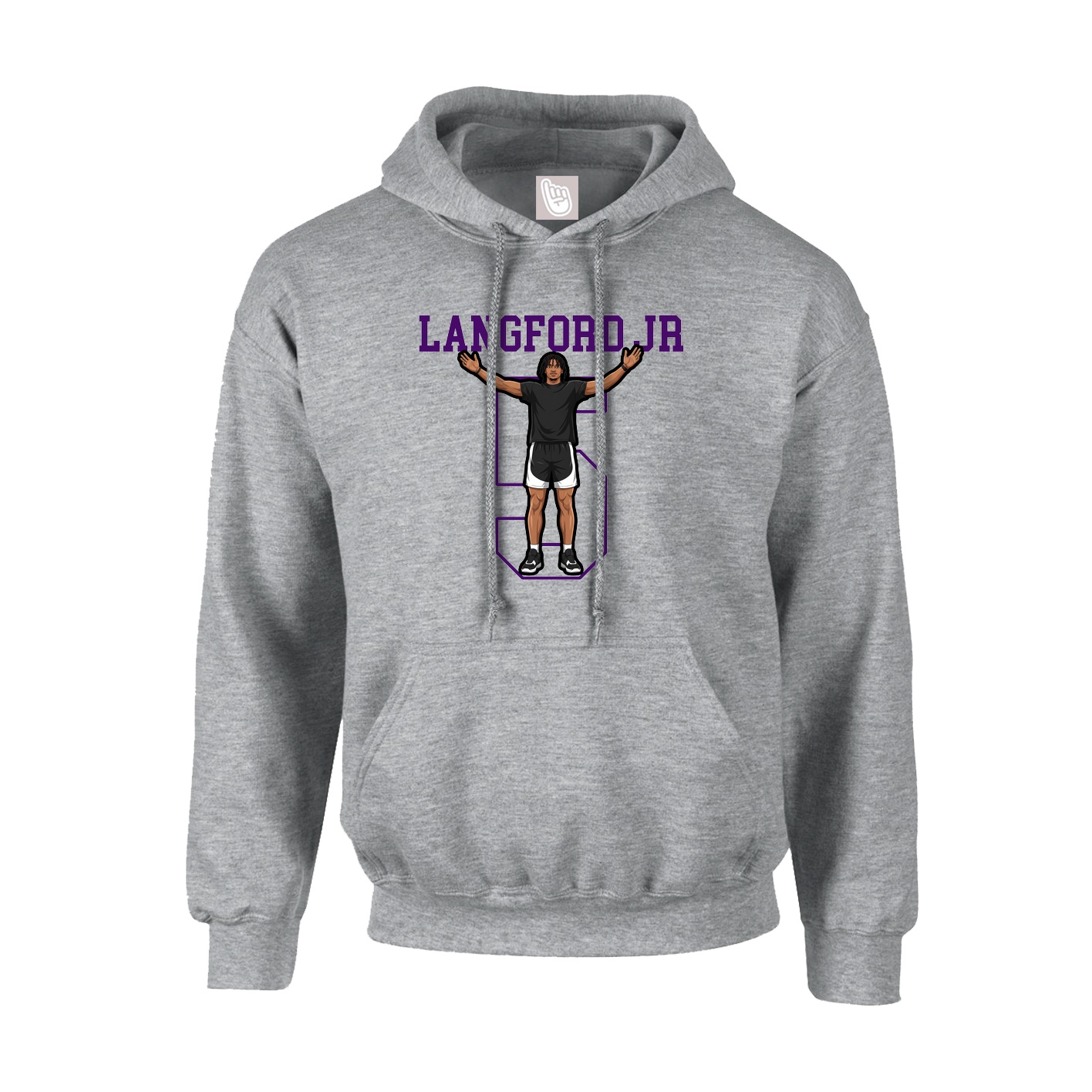 Hoodie — Shirsey in Grey