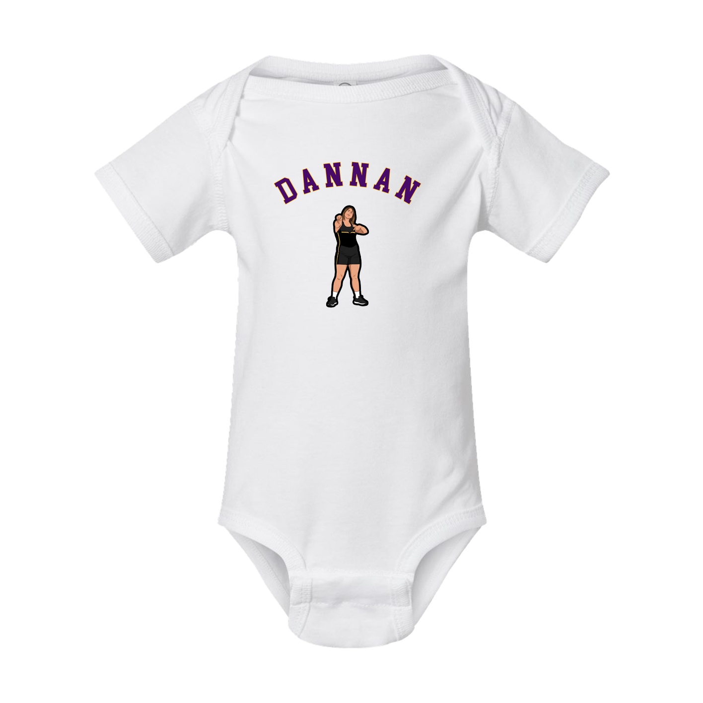 Baby Onesie — Shirsey Arch in White