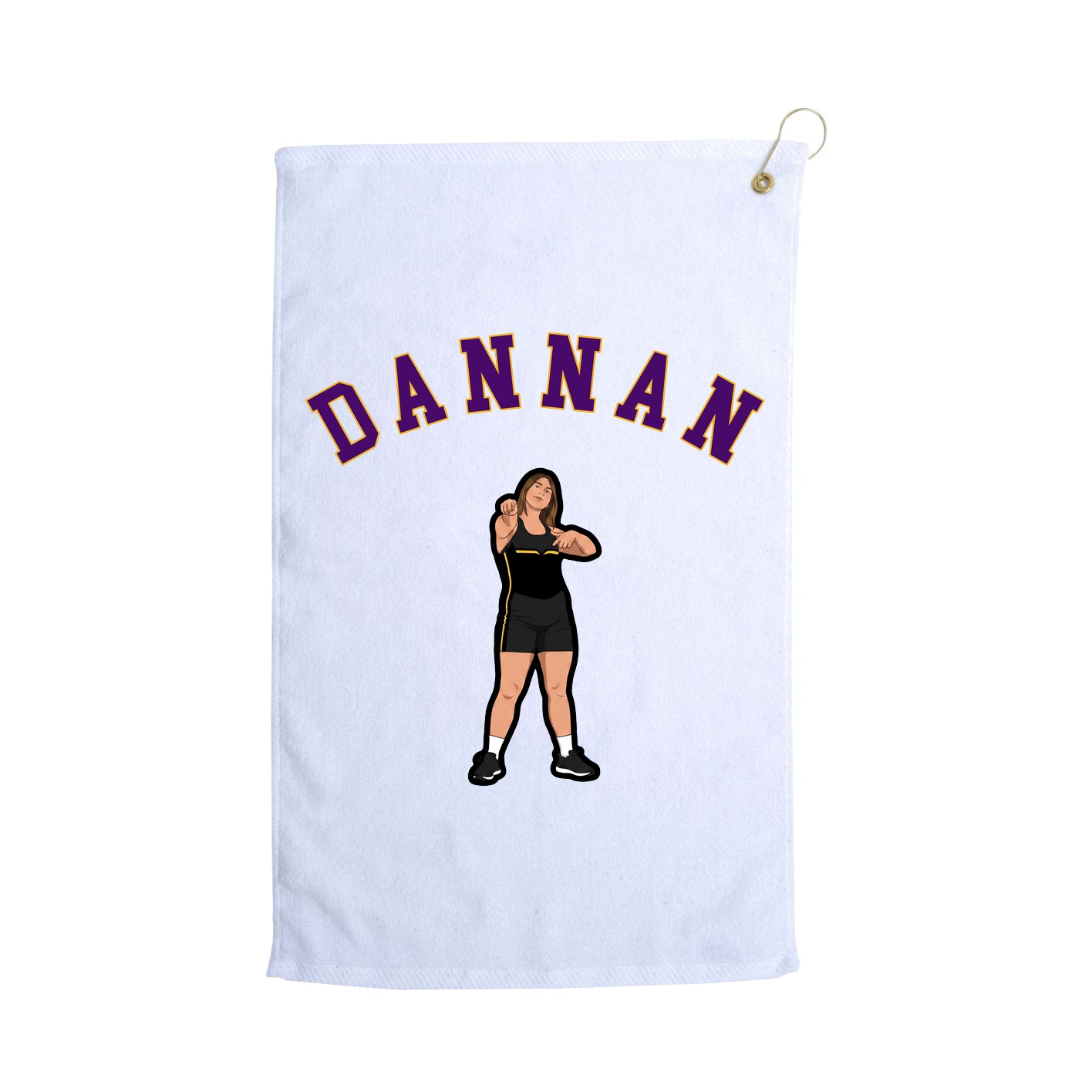 Golf Towel — Shirsey Arch in White