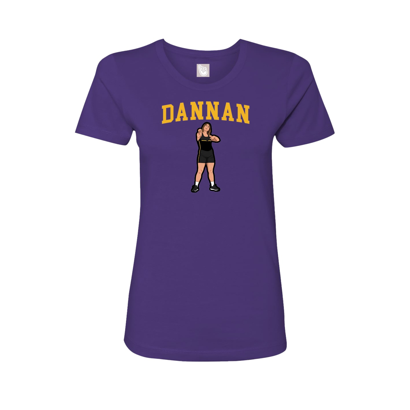 Fitted Women's Tee — Shirsey in Purple