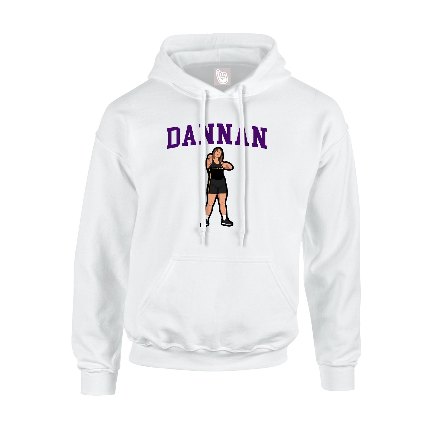 Hoodie — Shirsey in White