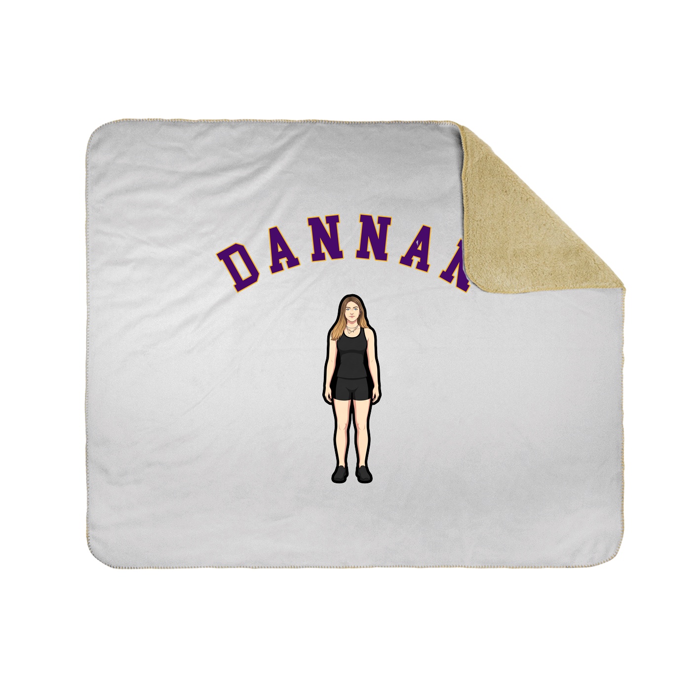Throw Blanket — Shirsey Arch in White