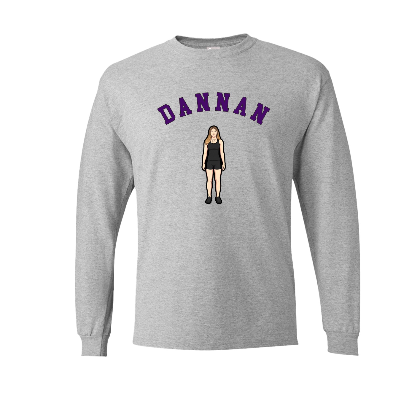 Long Sleeve Tee — Shirsey Arch in Grey