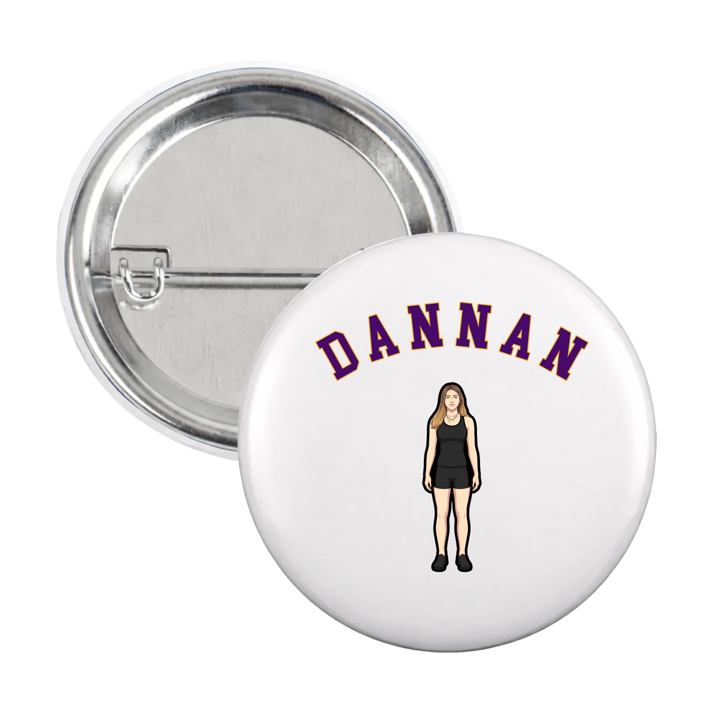 Game Day Button — Shirsey Arch in White