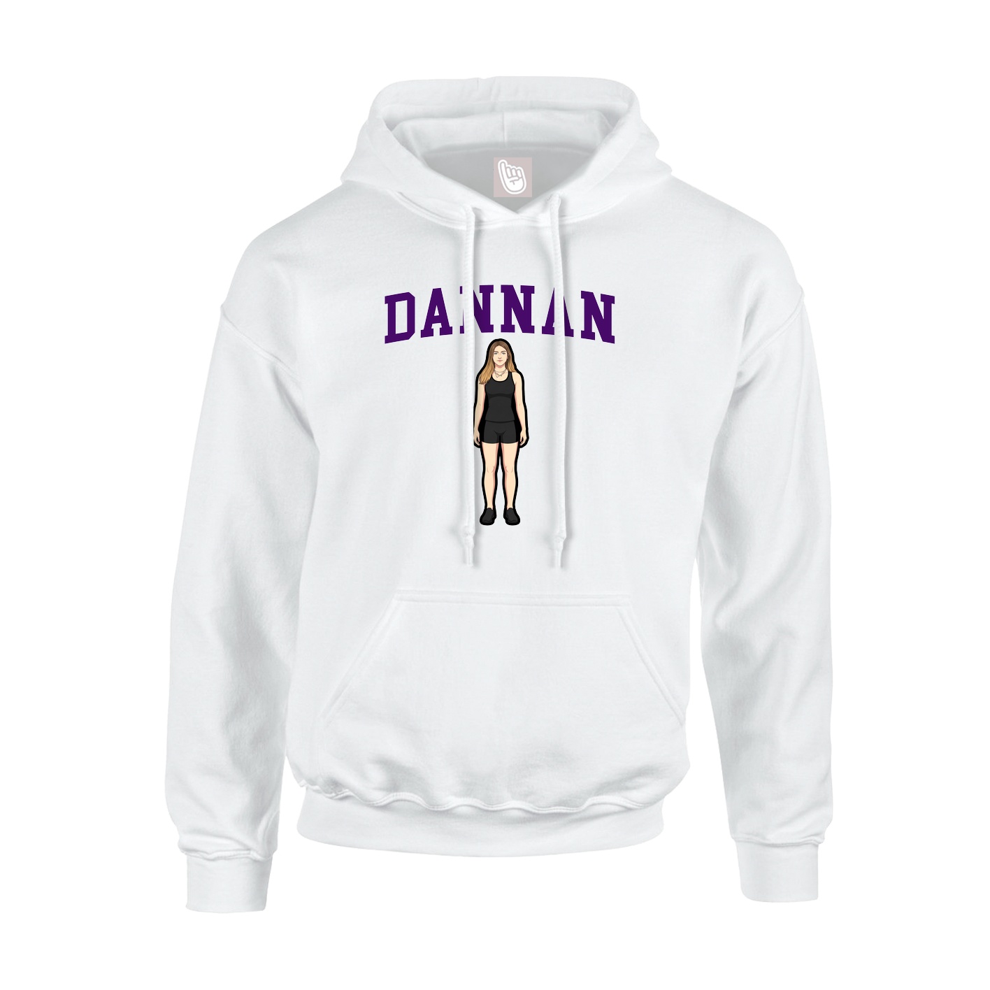 Hoodie — Shirsey in White