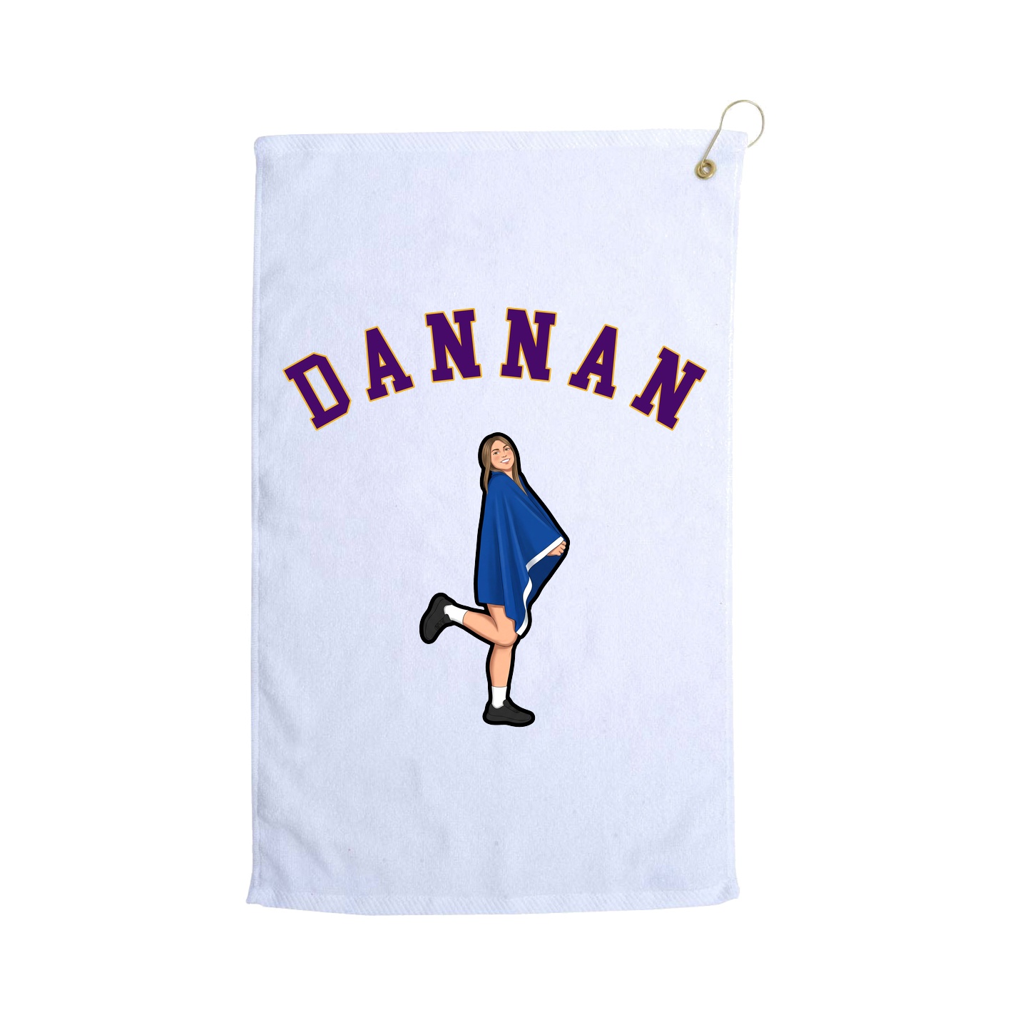 Golf Towel — Shirsey Arch in White